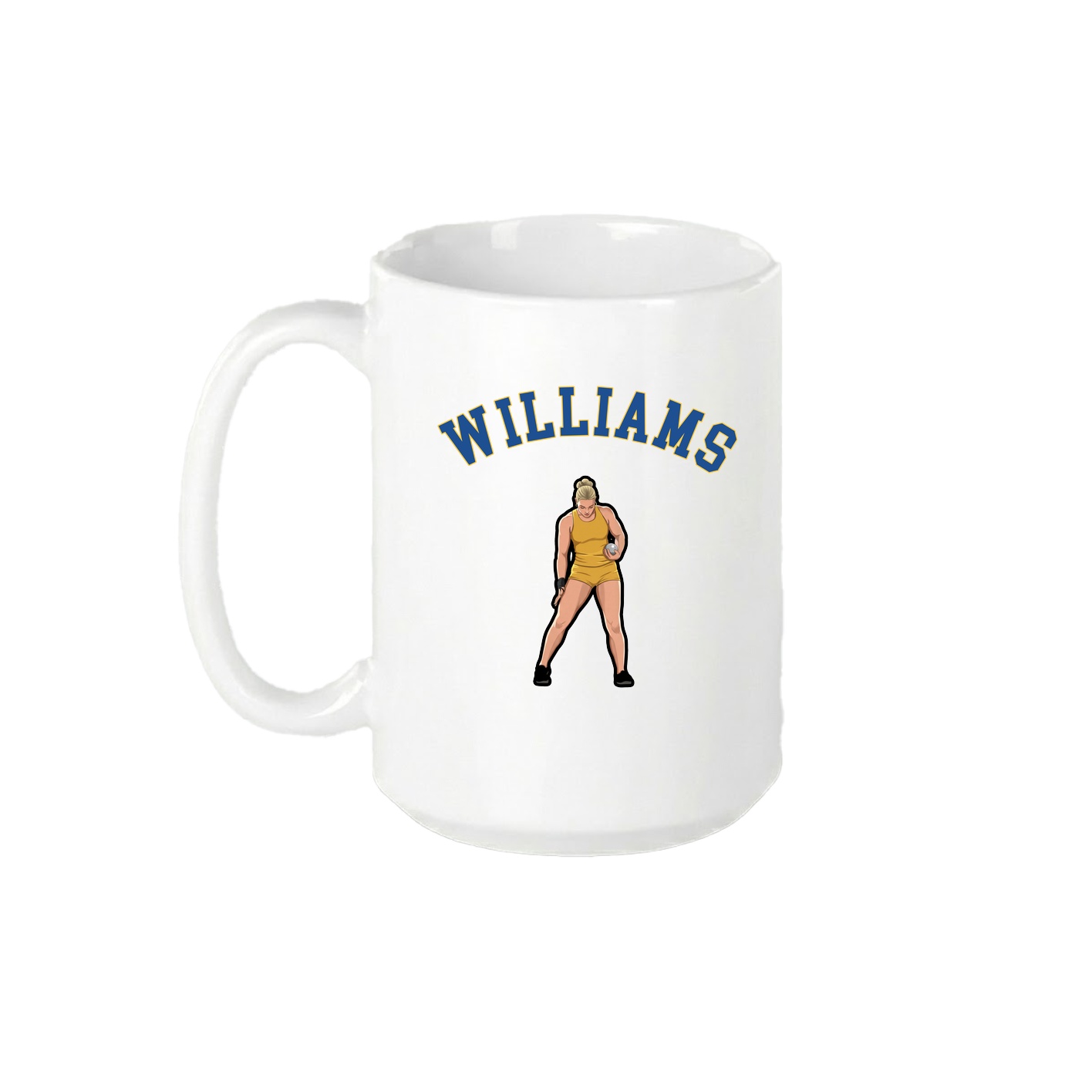 15oz Coffee Mug — Shirsey Arch in White