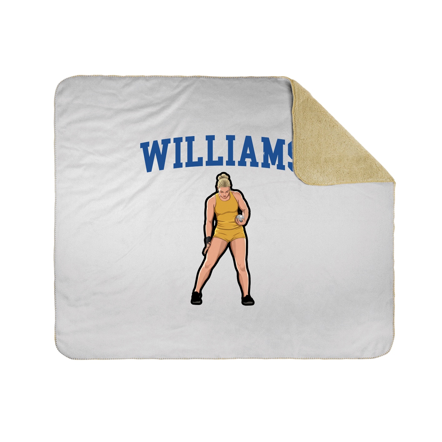 Throw Blanket — Shirsey in White