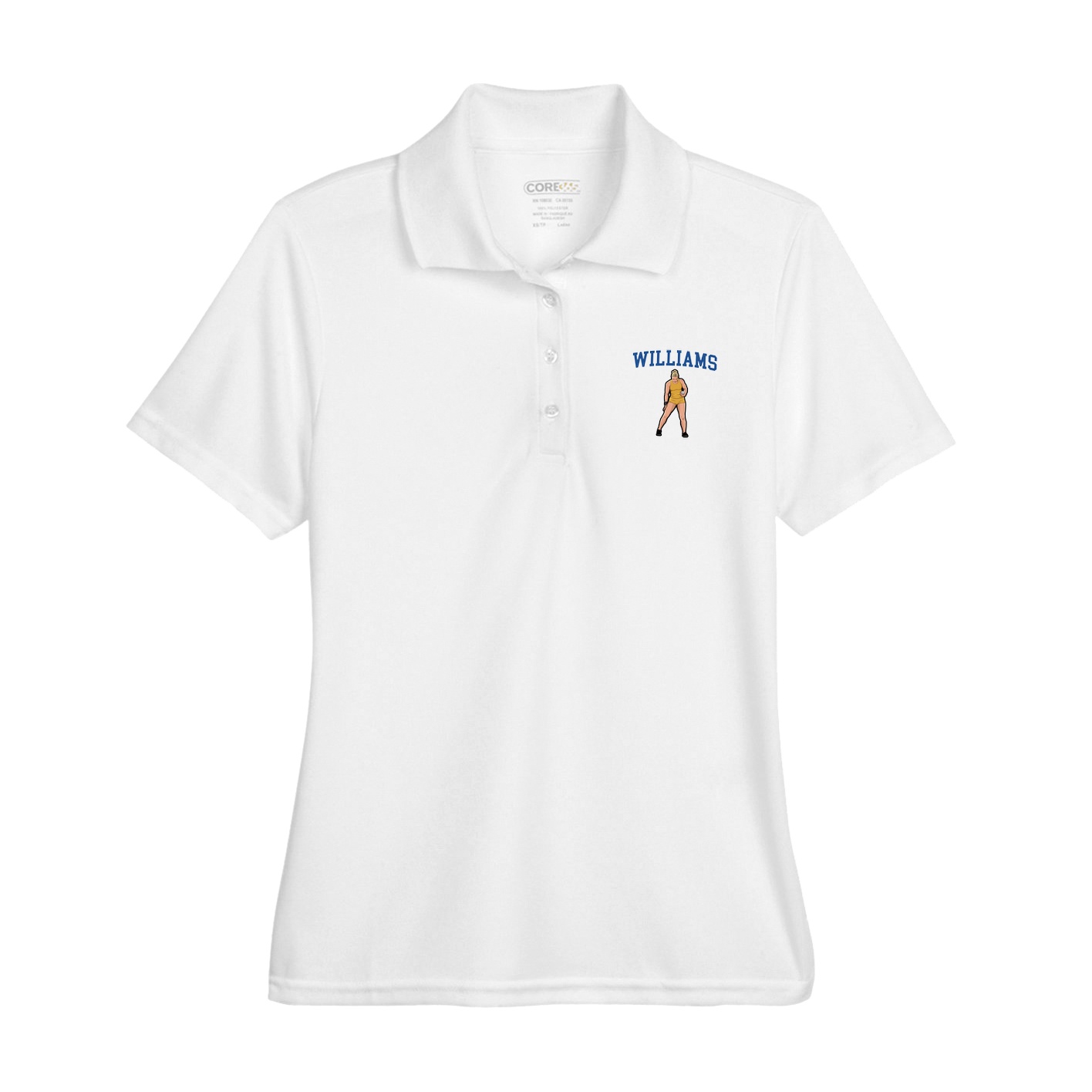 Womens Performance Polo — Shirsey in White
