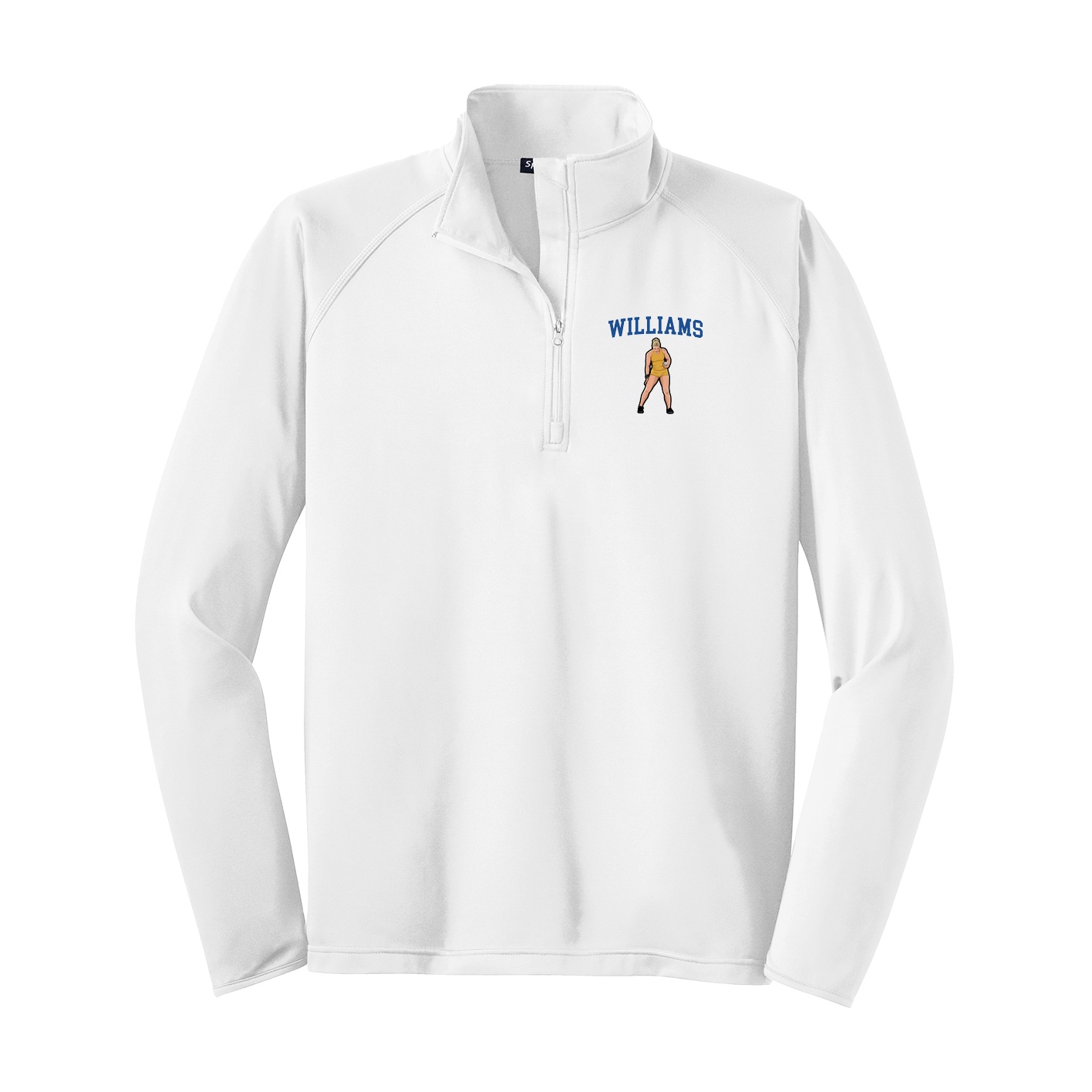 Q-Zip Pullover — Shirsey in White