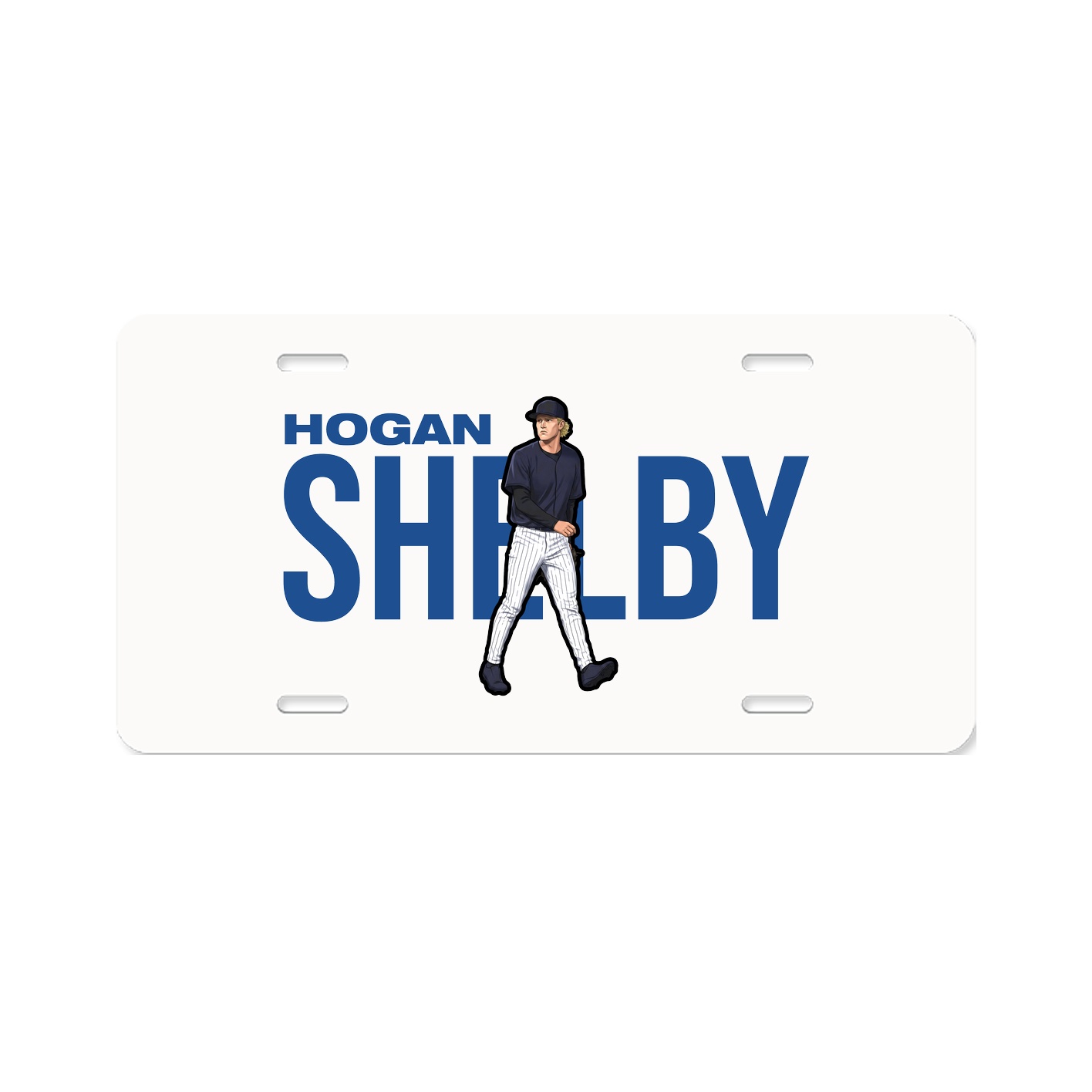 License Plate — Player Name in Classic