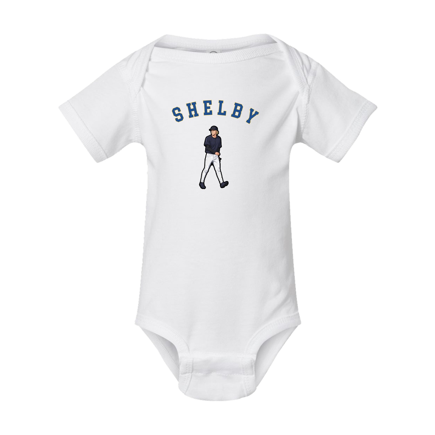Baby Onesie — Shirsey Arch in White