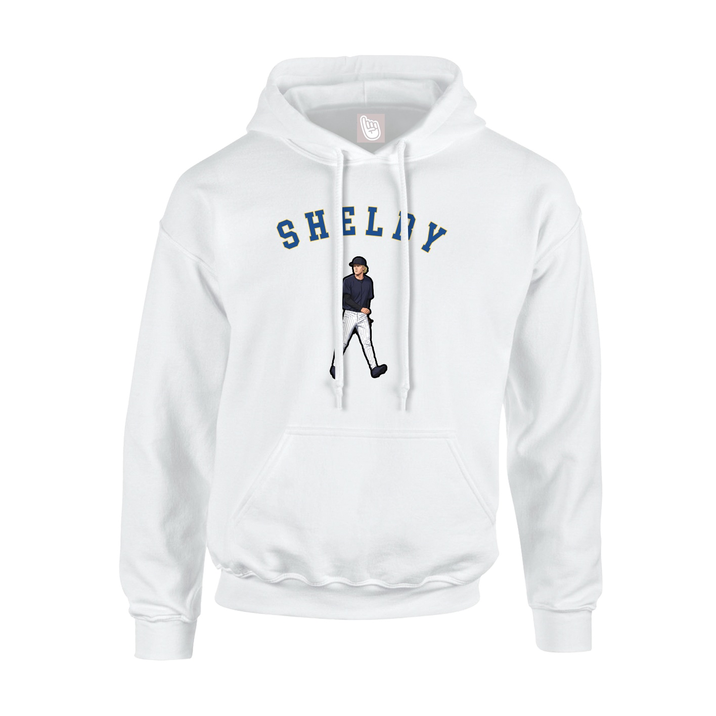 Hoodie — Shirsey Arch in White