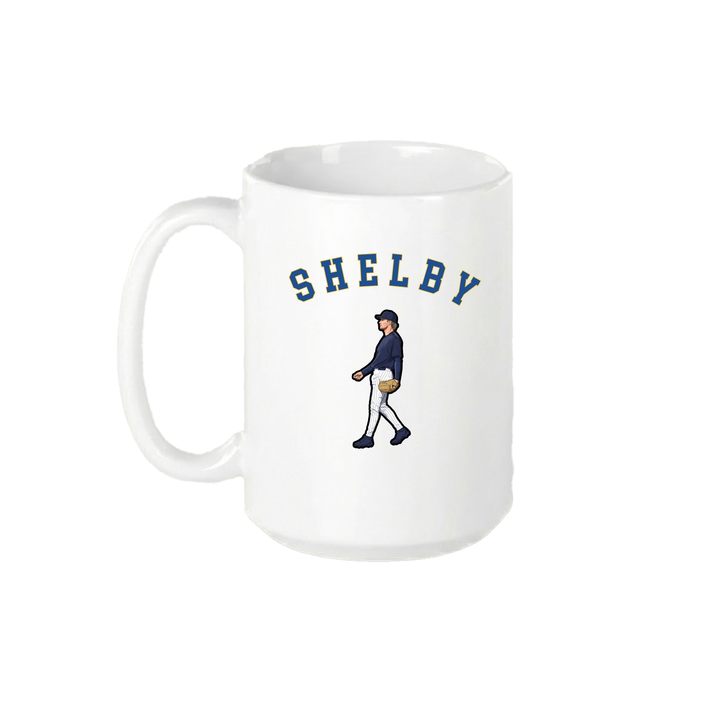 15oz Coffee Mug — Shirsey Arch in White