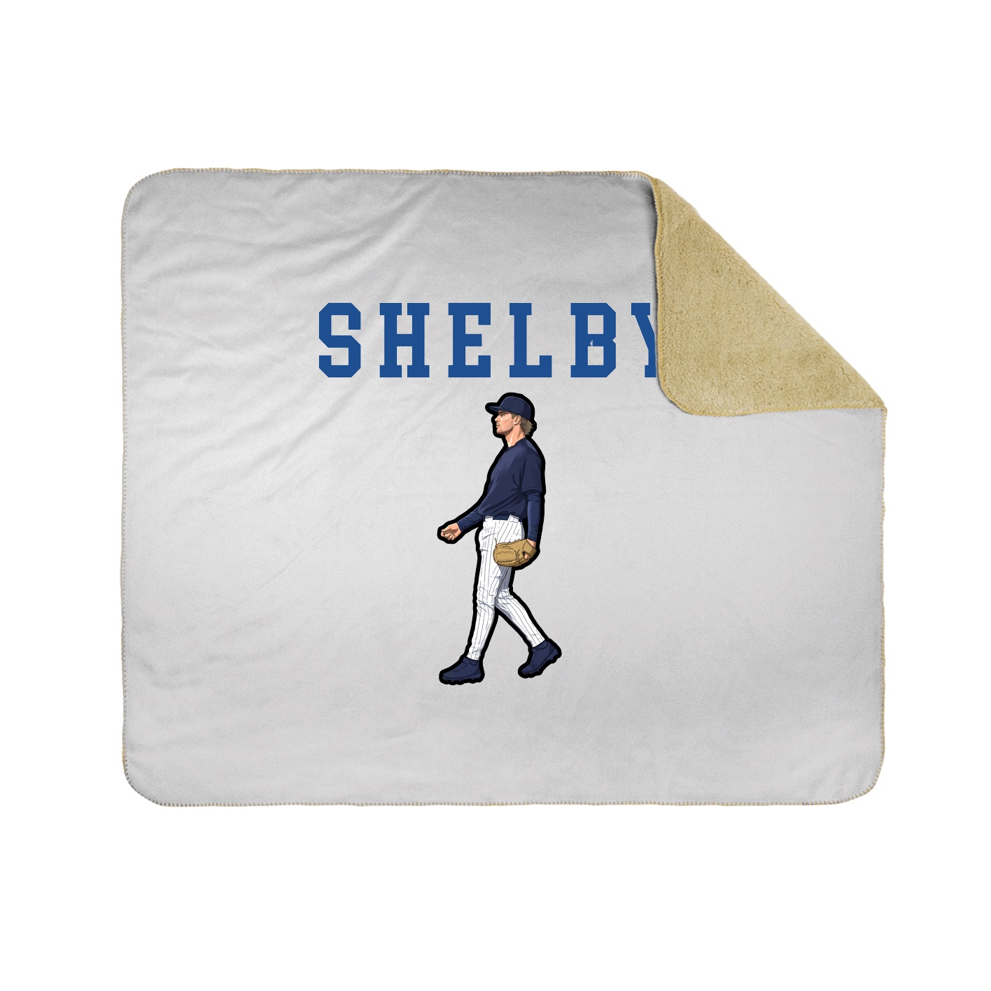 Throw Blanket — Shirsey in White