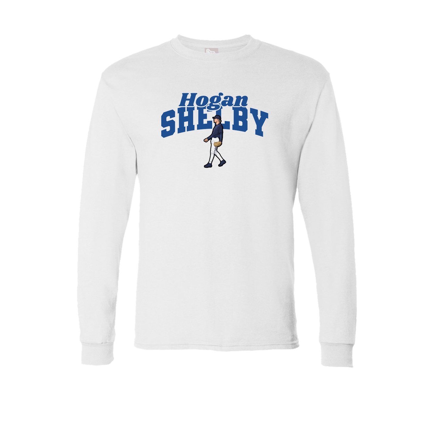 Long Sleeve Tee — Signature Arch in White