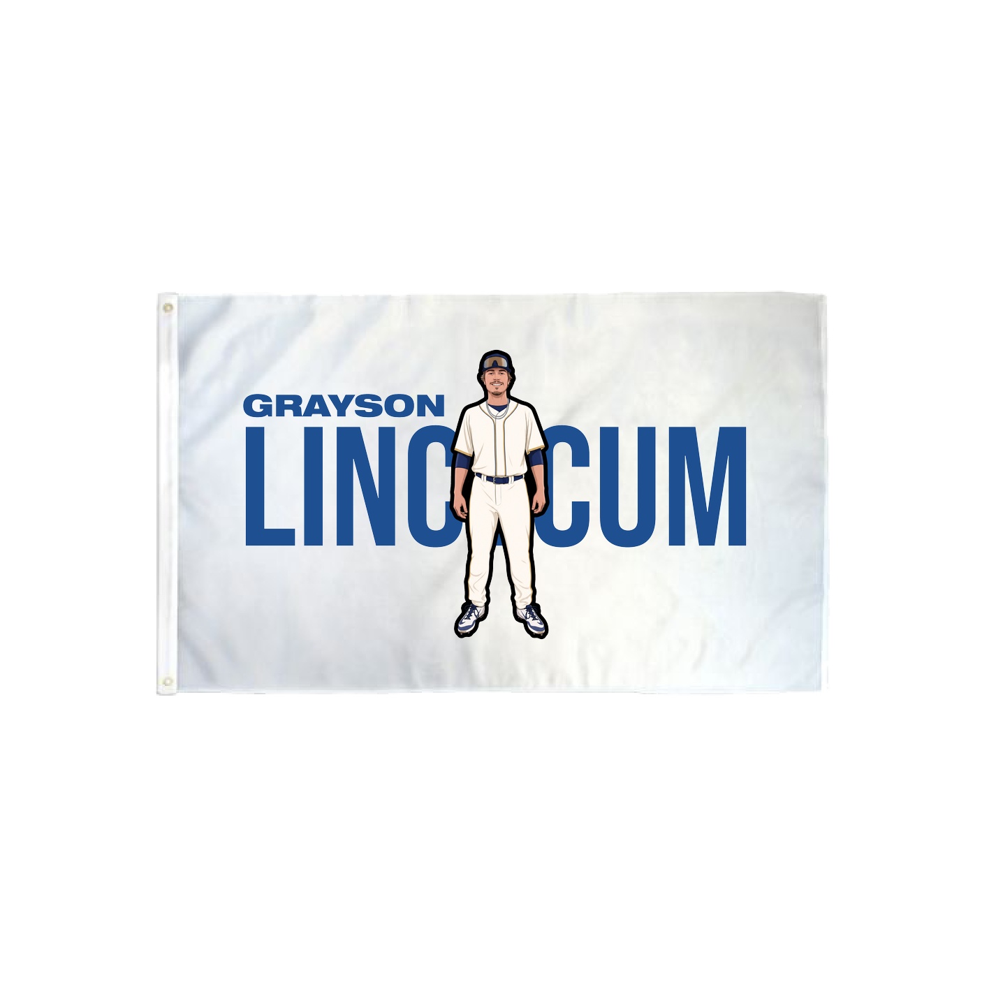 3x5 Flag — Player Name in Classic