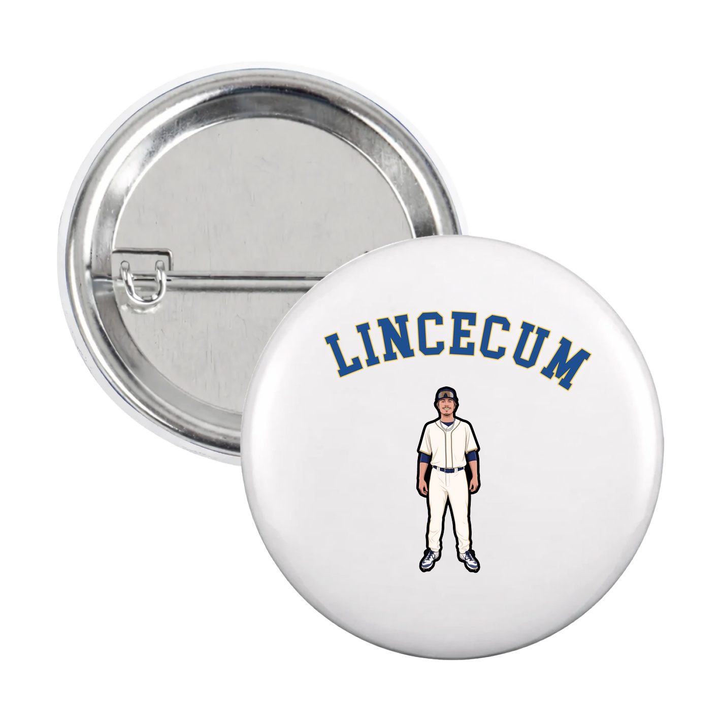 Game Day Button — Shirsey Arch in White