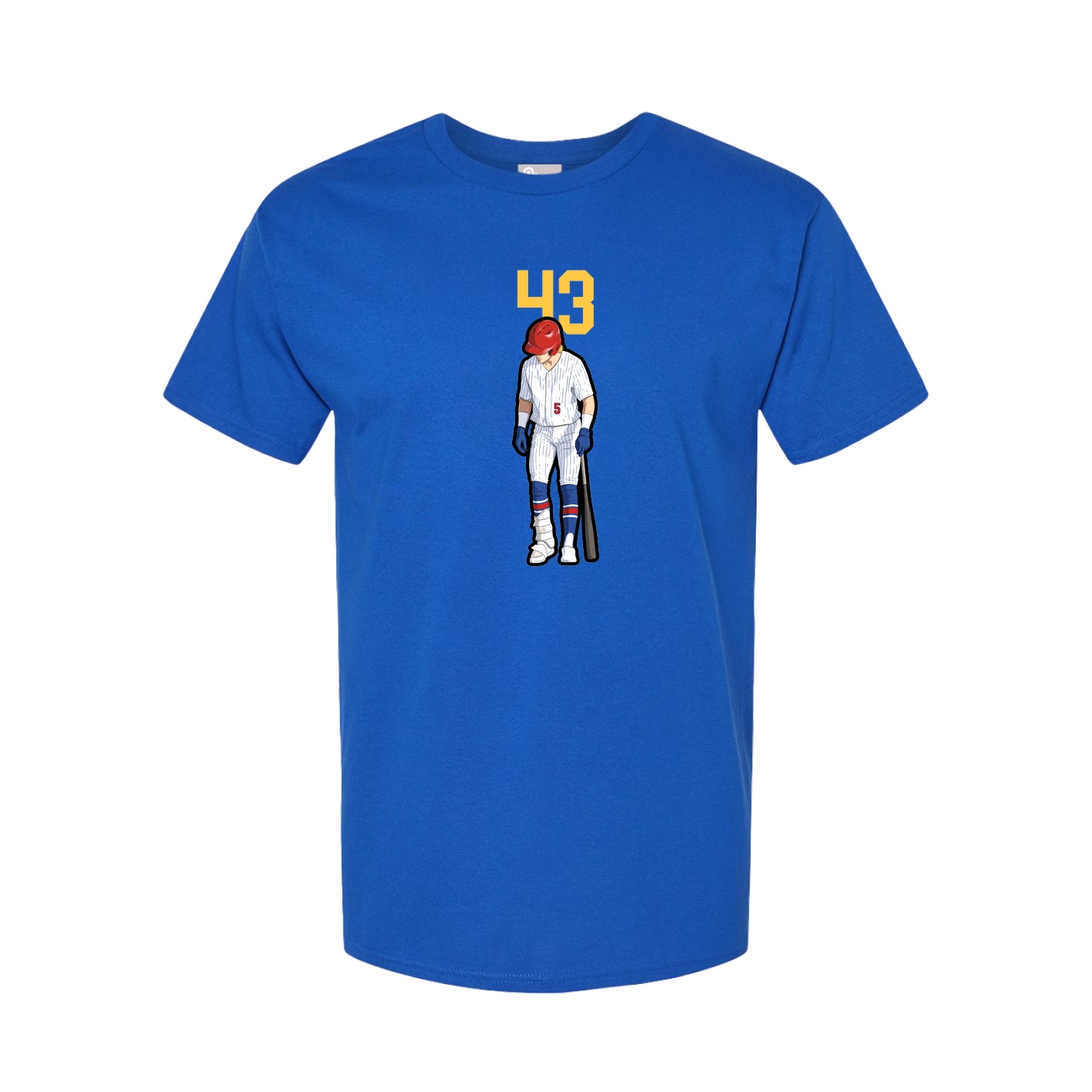Tee — Number Top in Royal