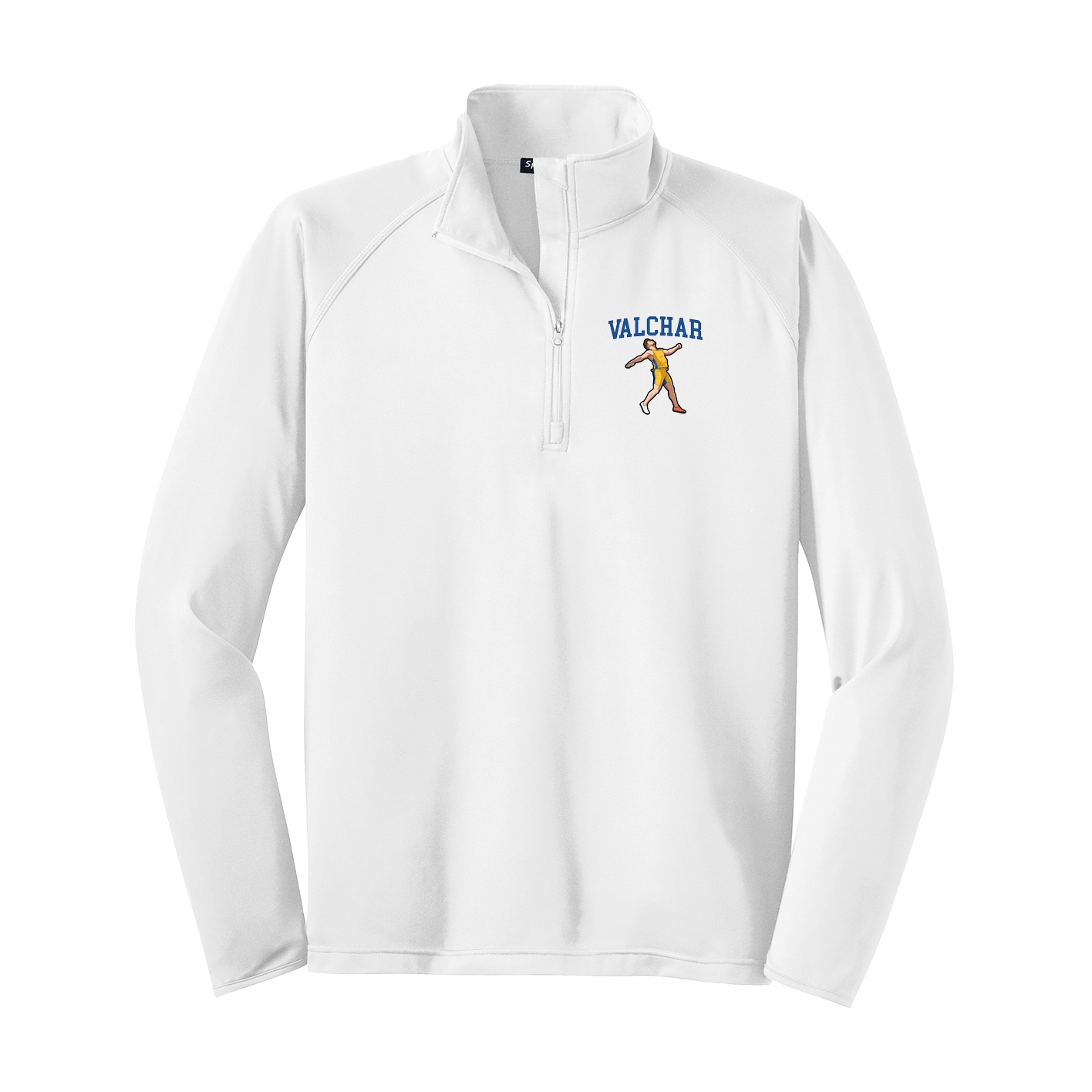 Q-Zip Pullover — Shirsey in White