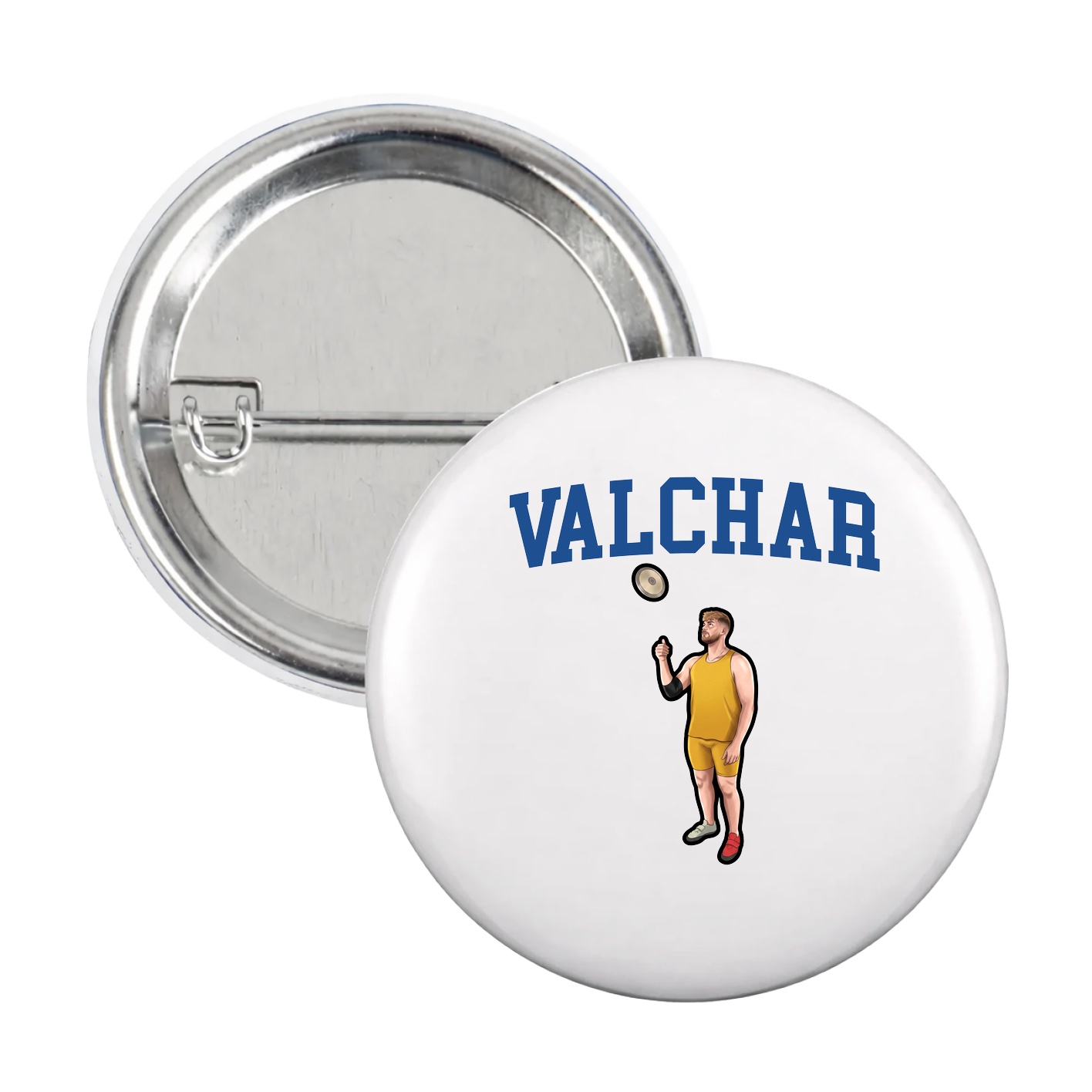 Game Day Button — Shirsey in White