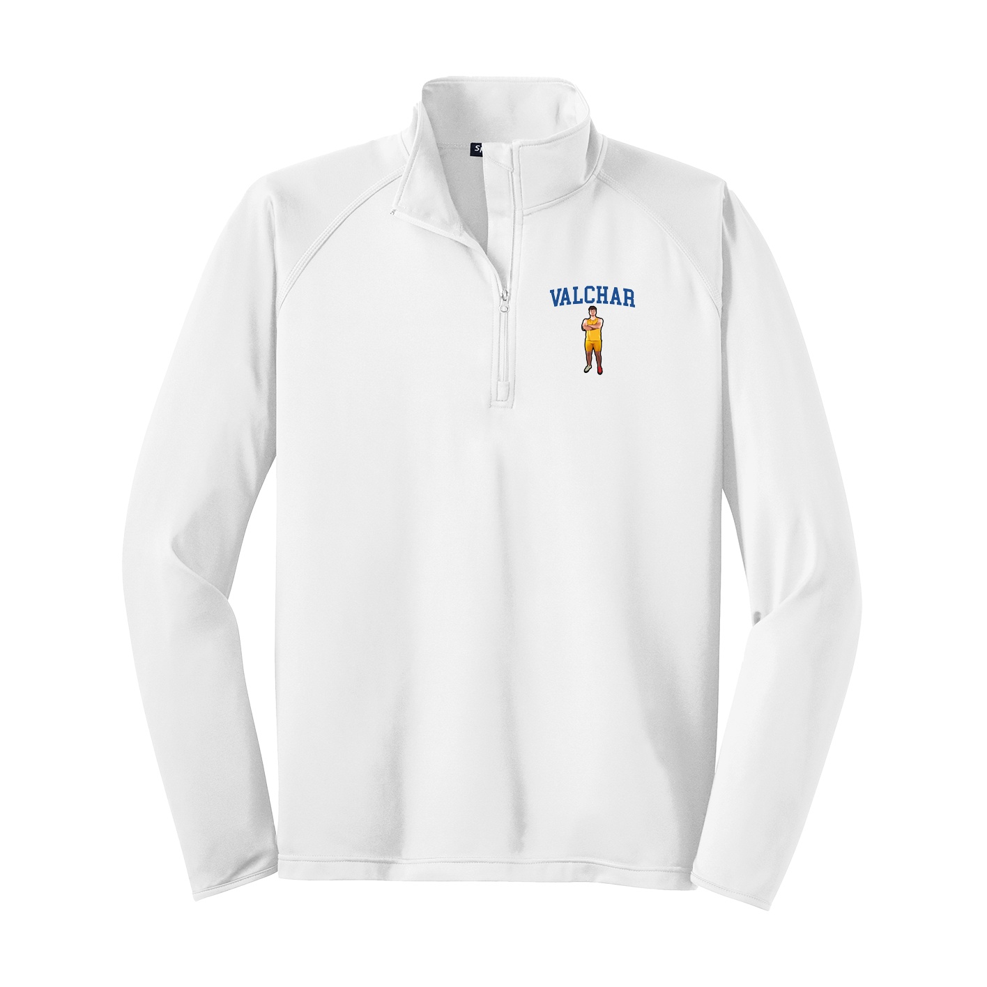 Q-Zip Pullover — Shirsey in White
