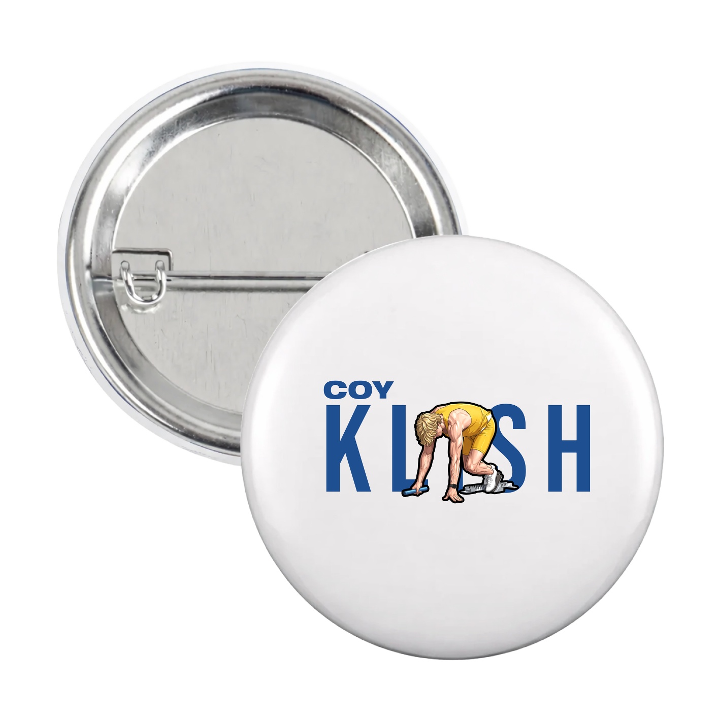 Game Day Button — Player Name in White