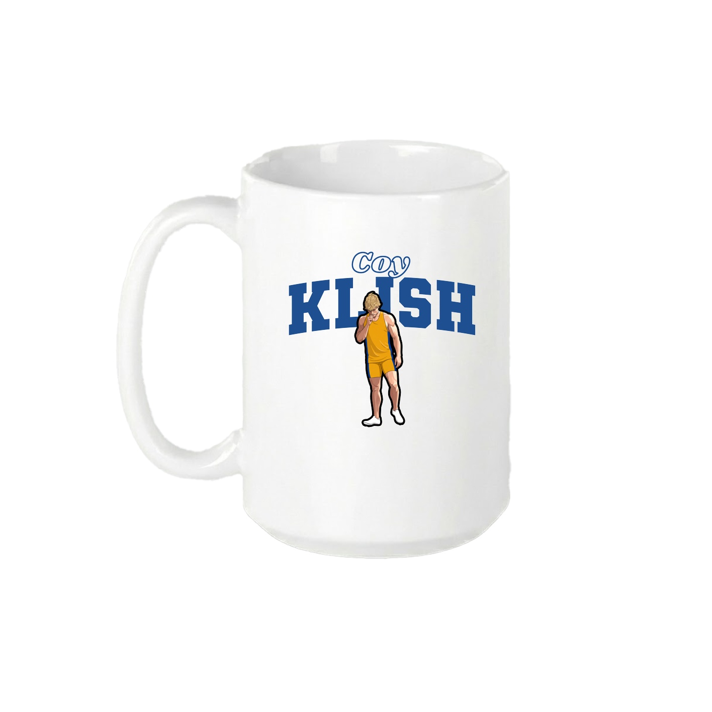 15oz Coffee Mug — Name Arch in White
