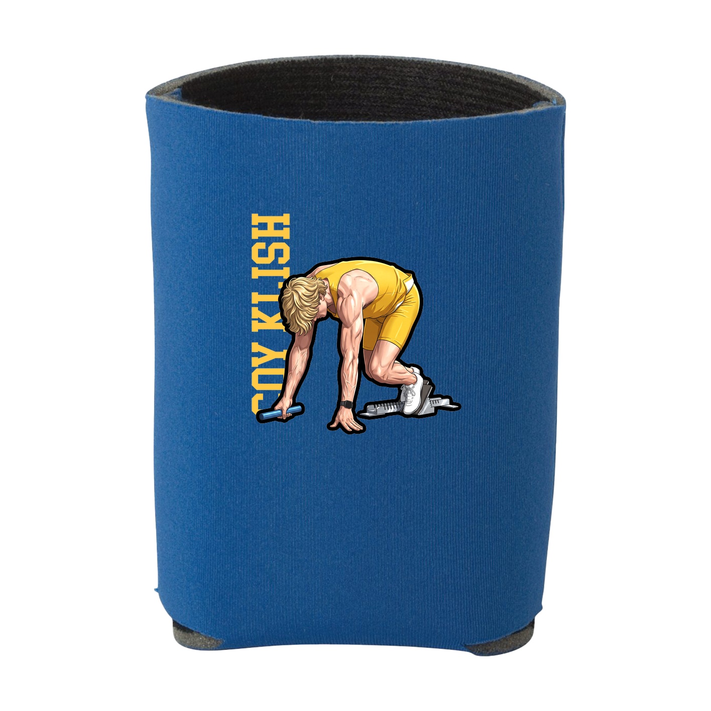 Can Holder — Name Vertical in Royal