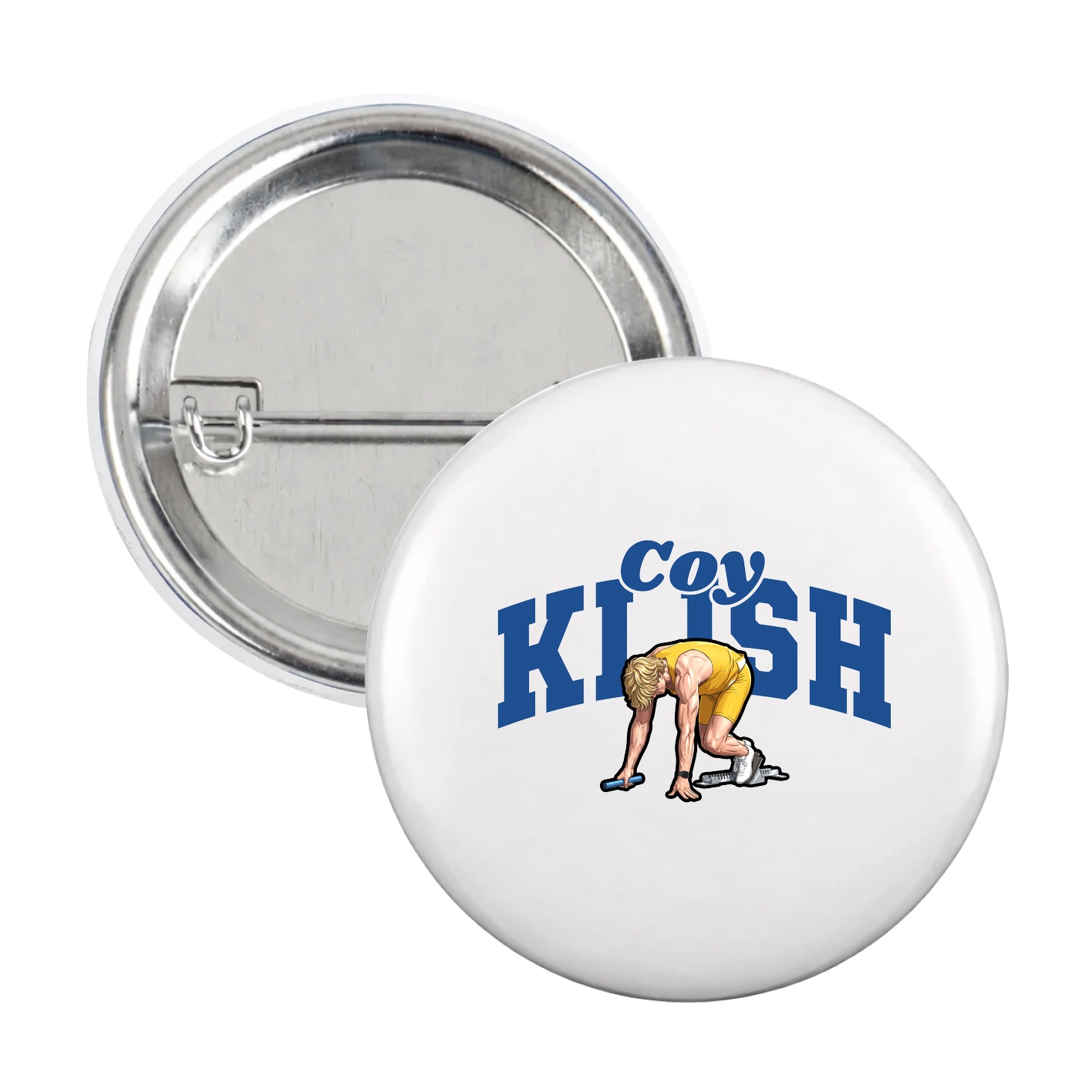 Game Day Button — Signature Arch in White