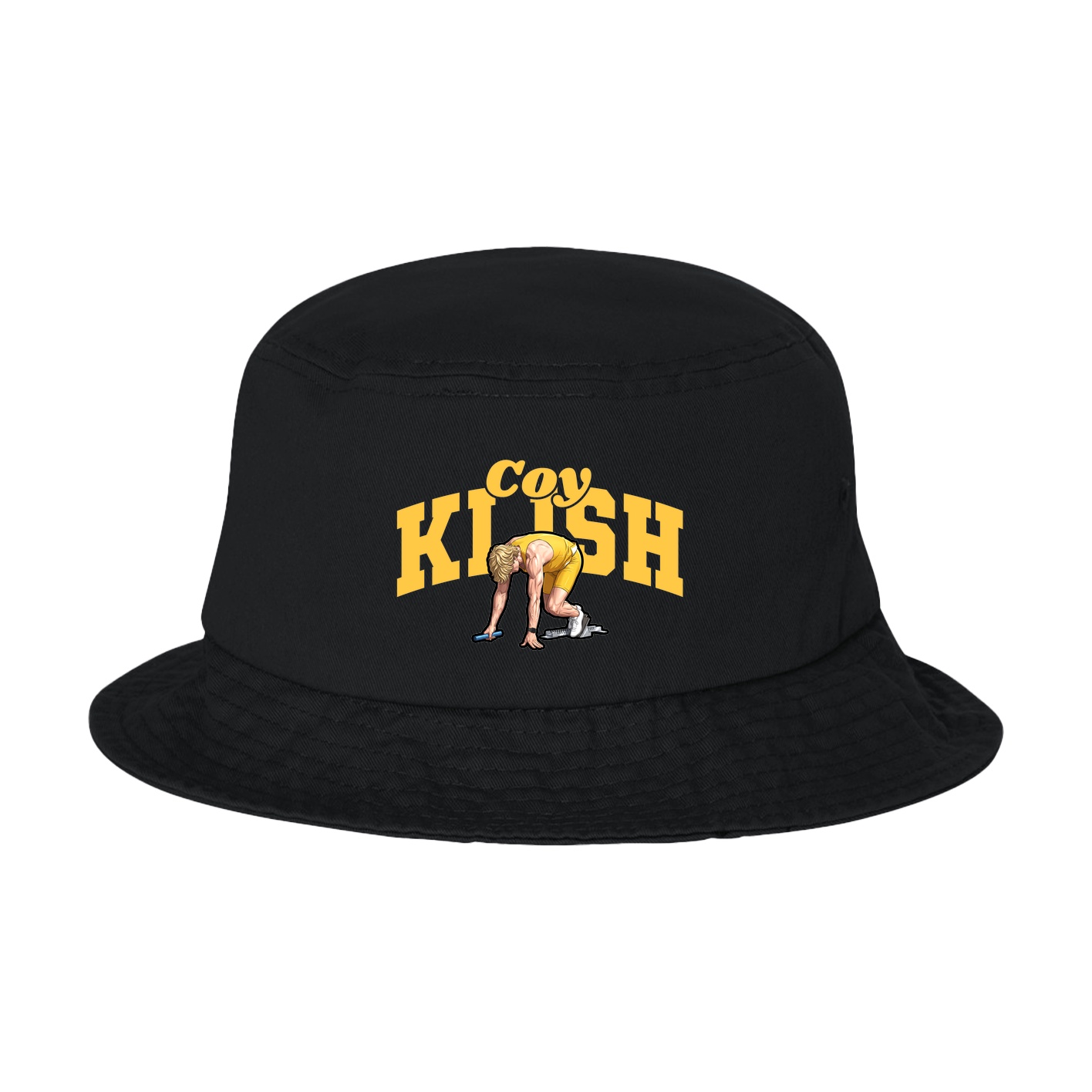 Bucket Cap — Signature Arch in Black