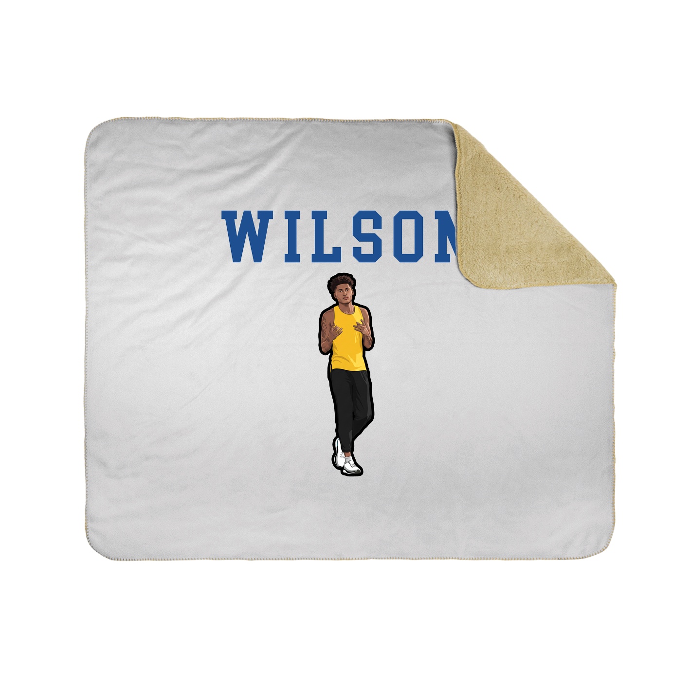 Throw Blanket — Shirsey in White