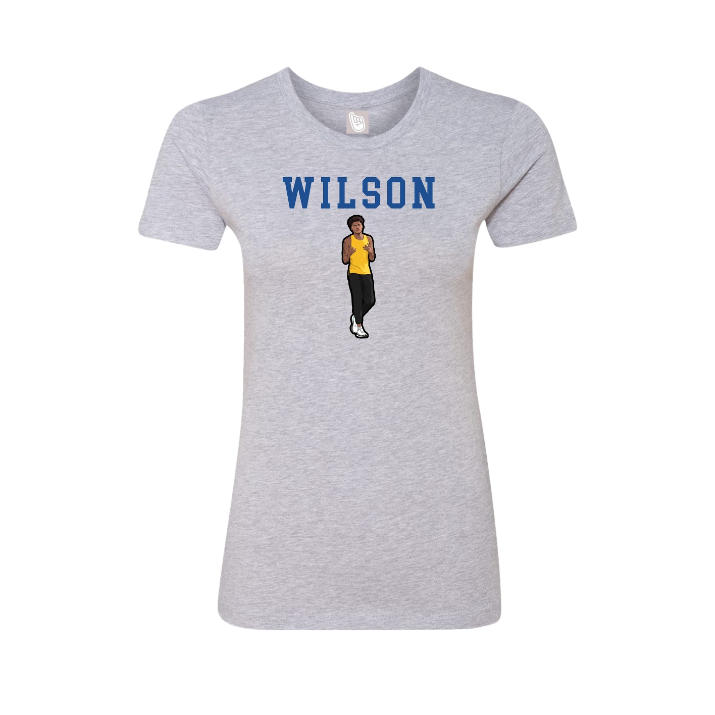 Fitted Women's Tee — Shirsey in Grey
