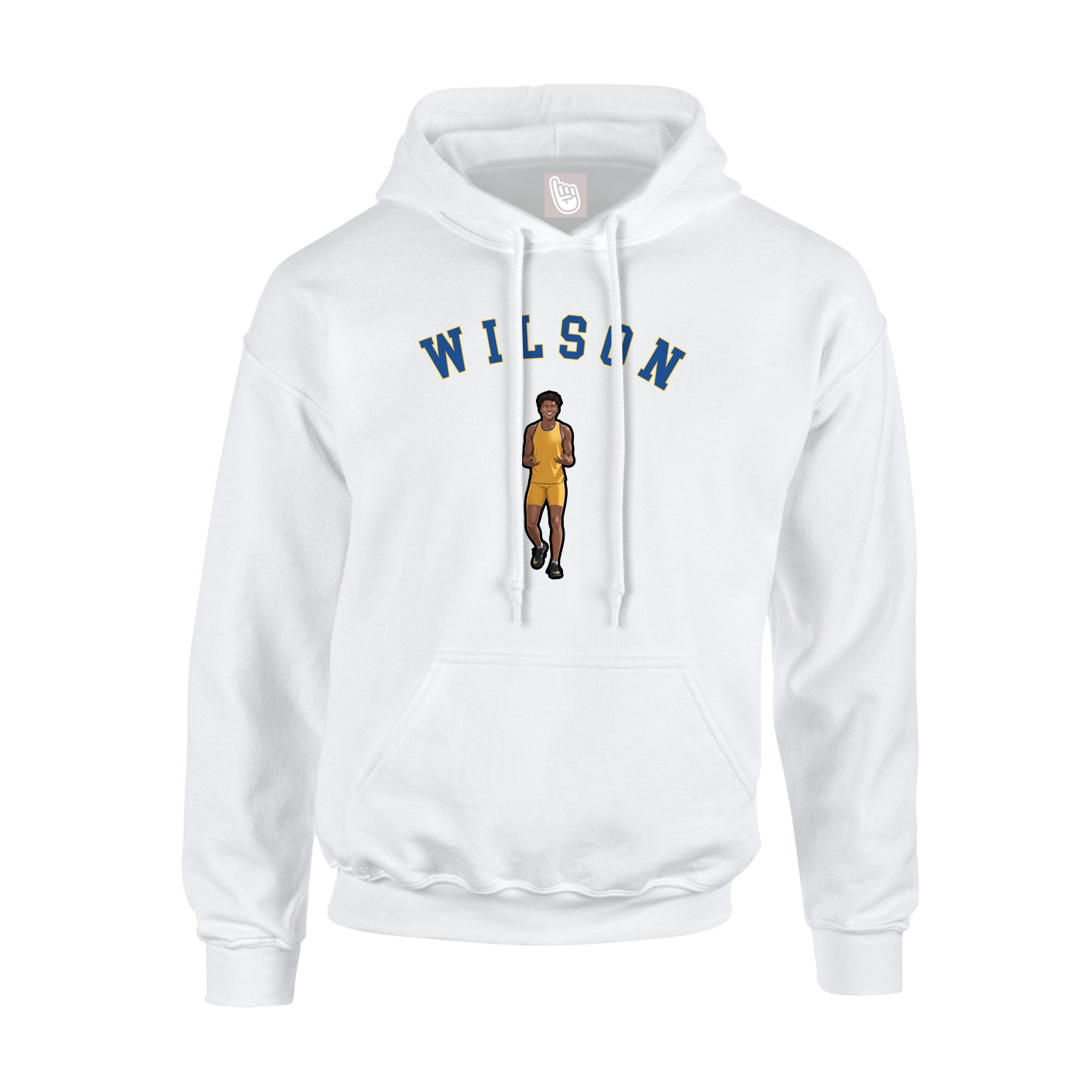 Youth Hoodie — Shirsey Arch in White