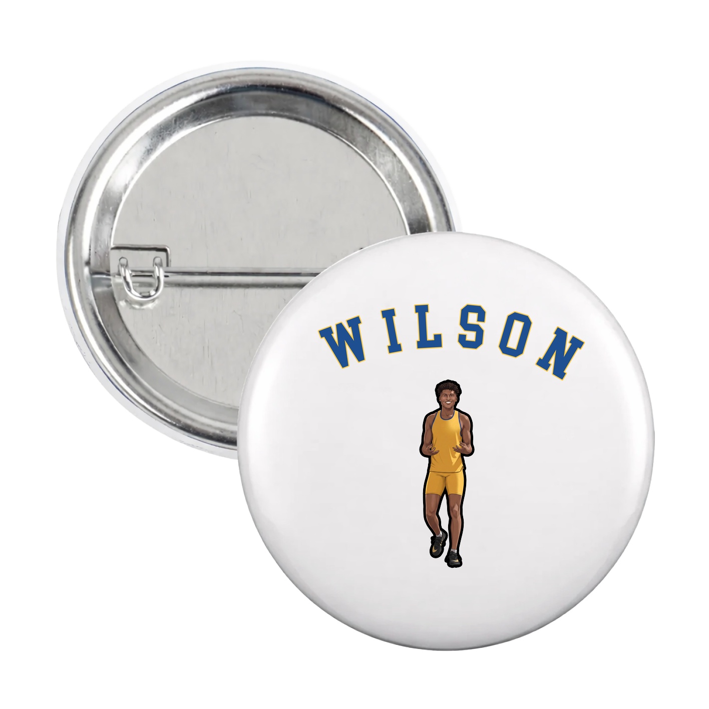 Game Day Button — Shirsey Arch in White