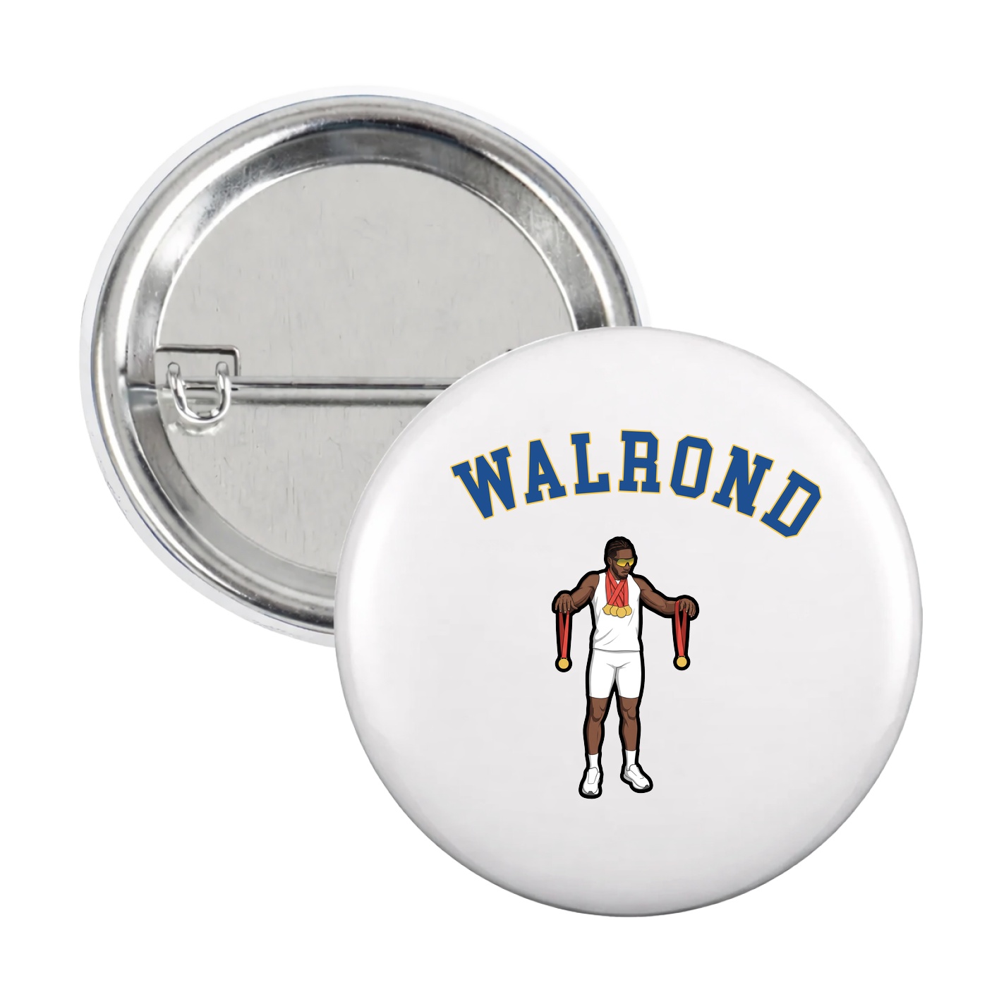 Game Day Button — Shirsey Arch in White