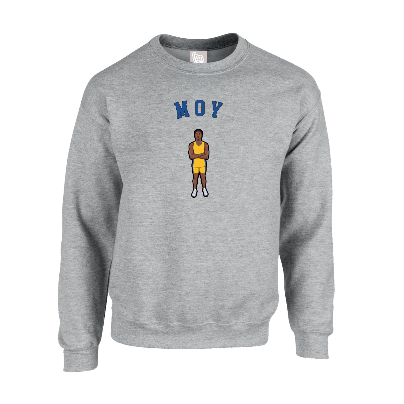 Fleece Crew — Shirsey Arch in Grey