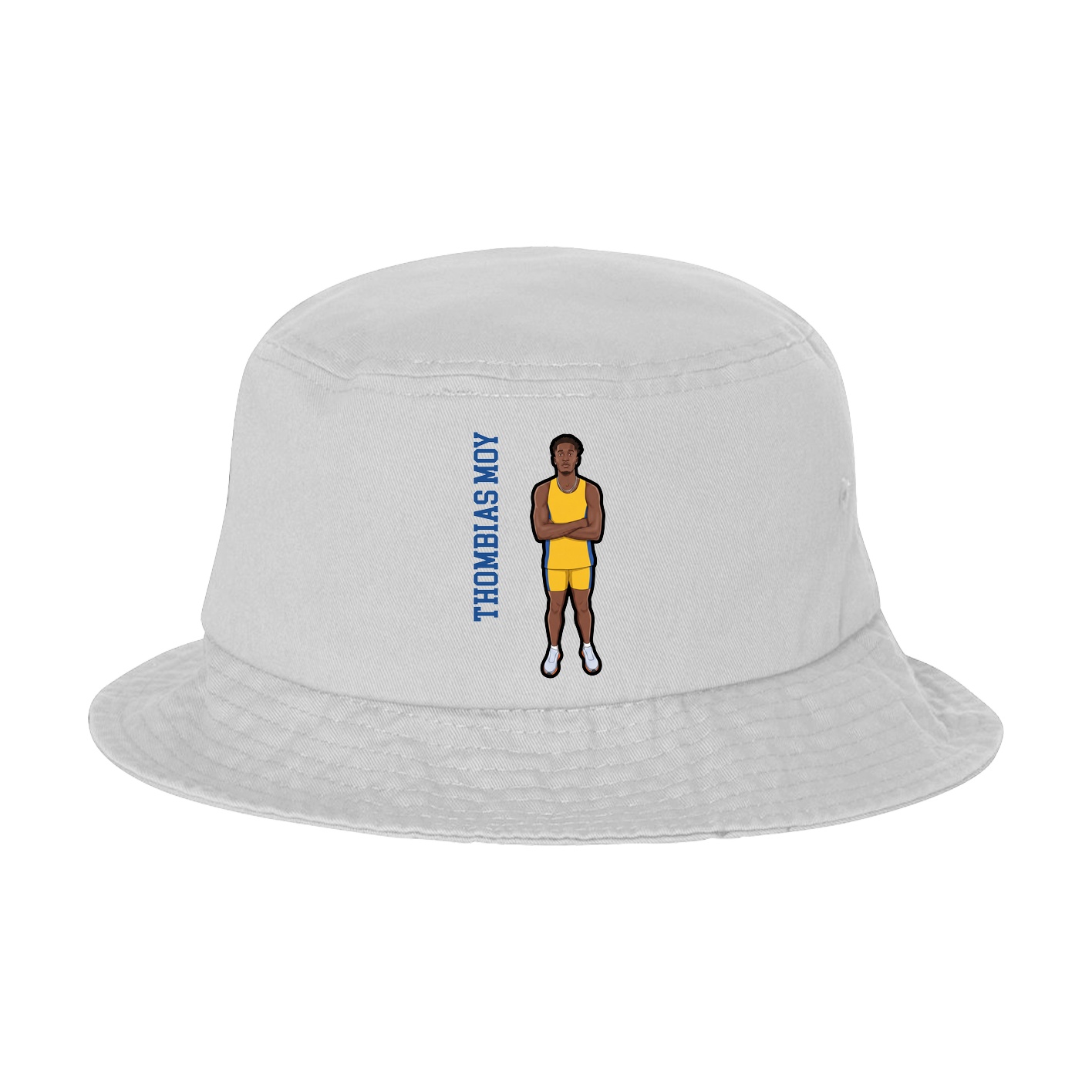 Bucket Cap — Name Vertical in White