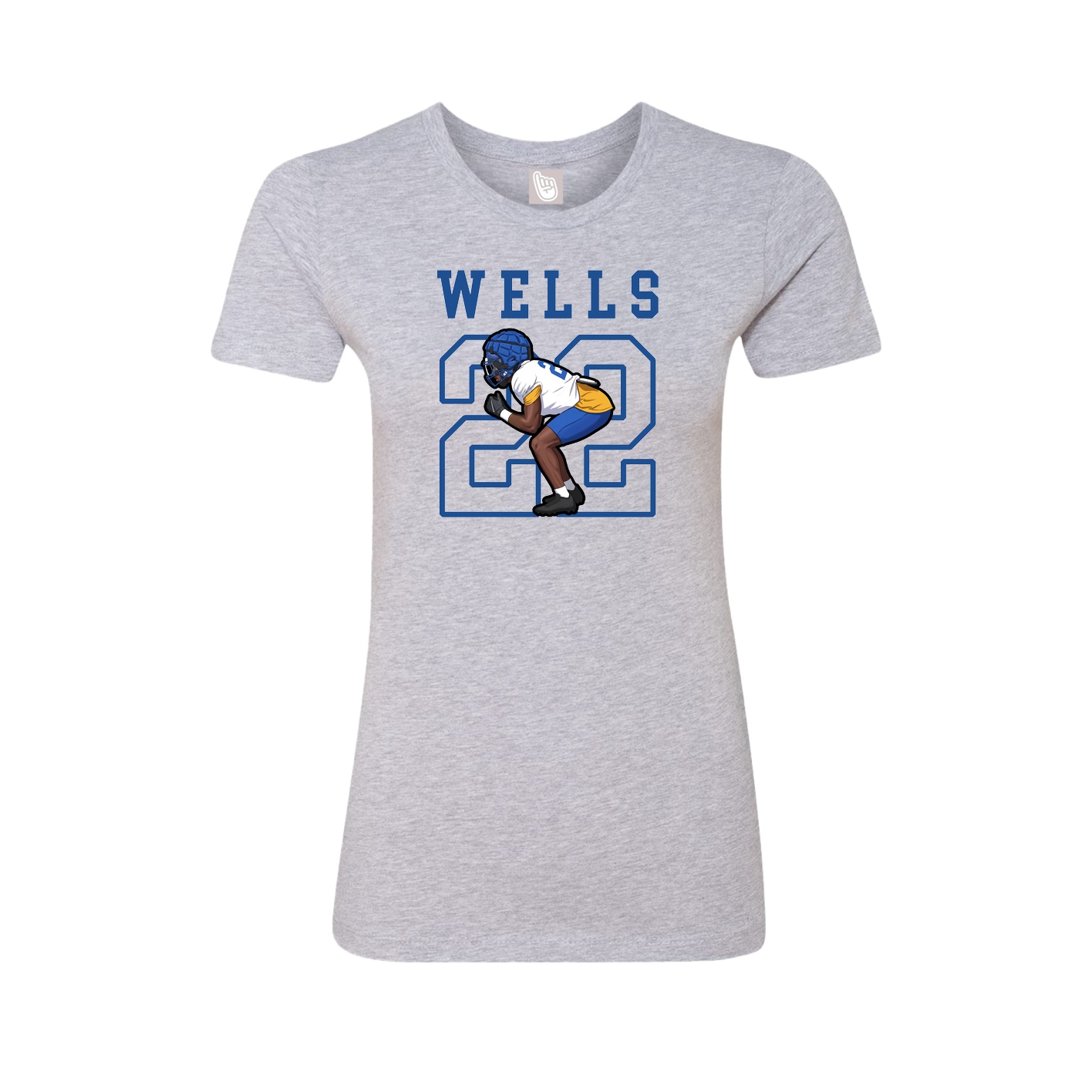 Fitted Women's Tee — Shirsey in Grey