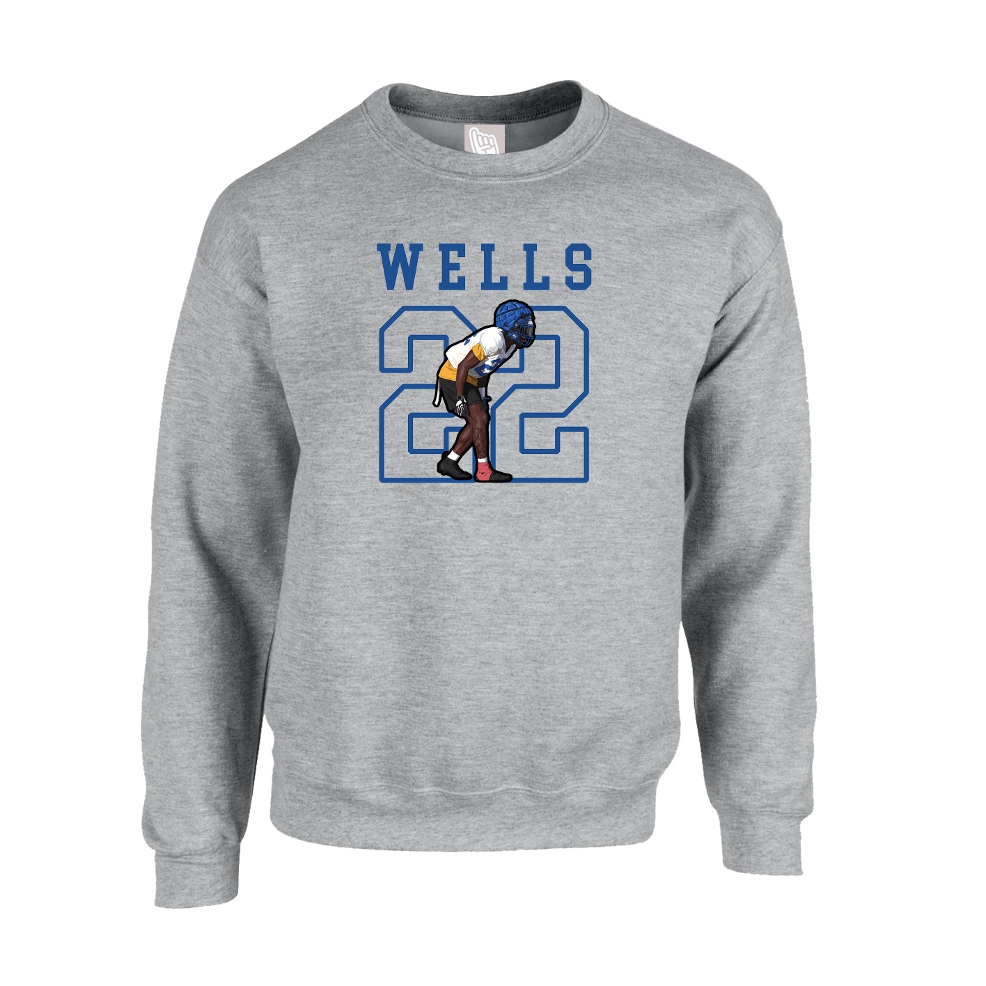 Fleece Crew — Shirsey in Grey
