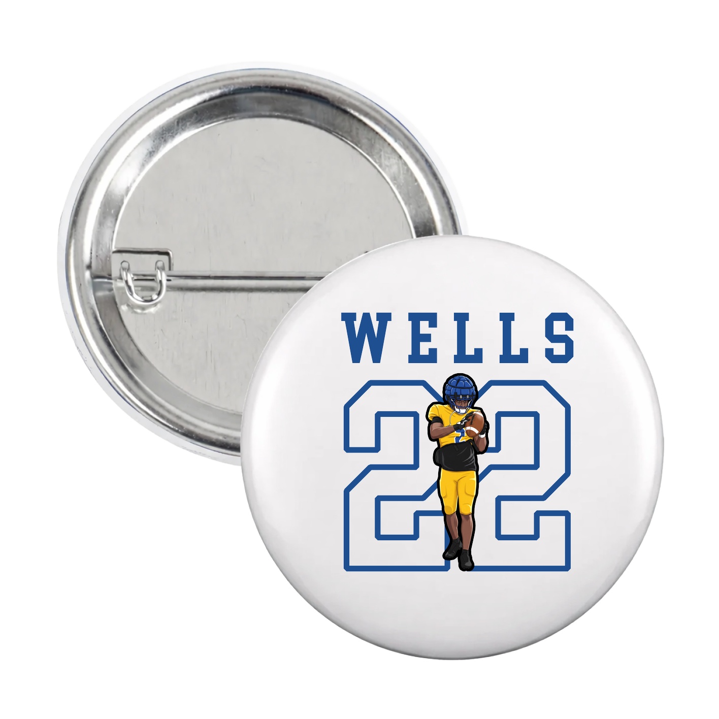 Game Day Button — Shirsey in White