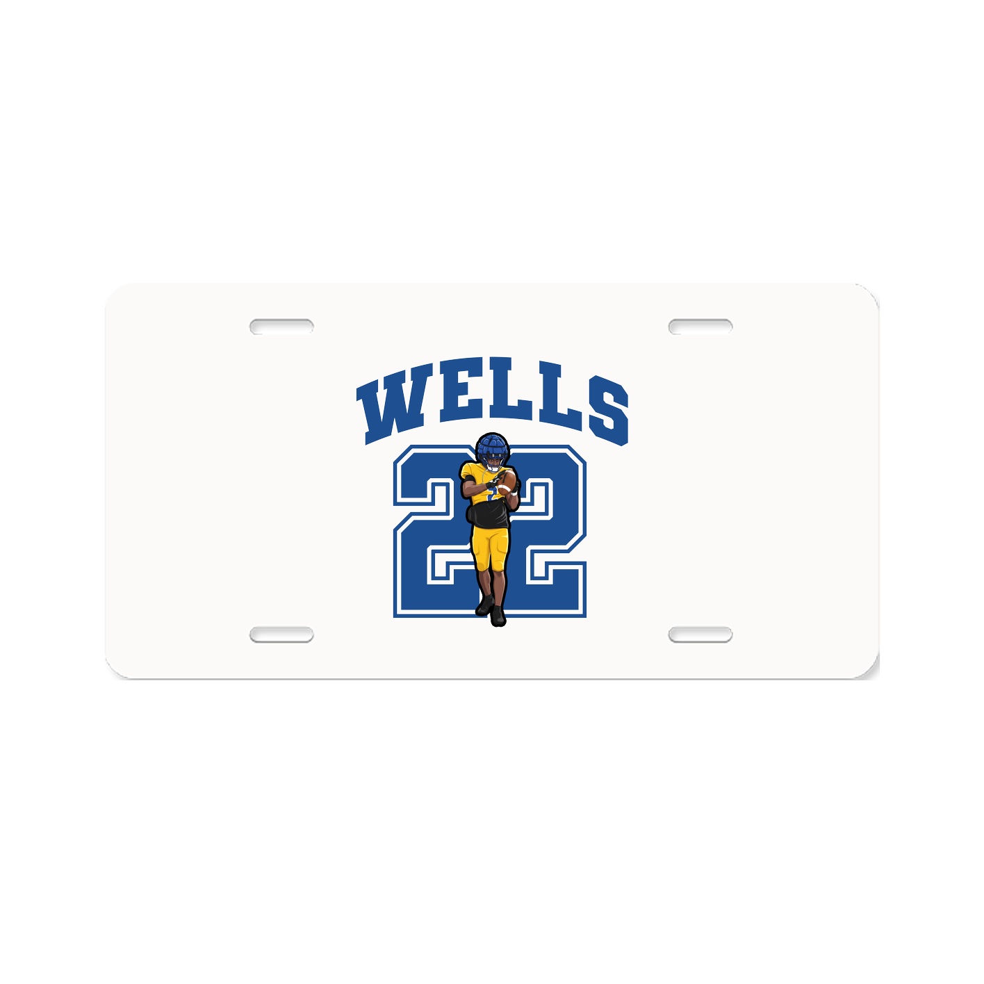License Plate — Number in Classic