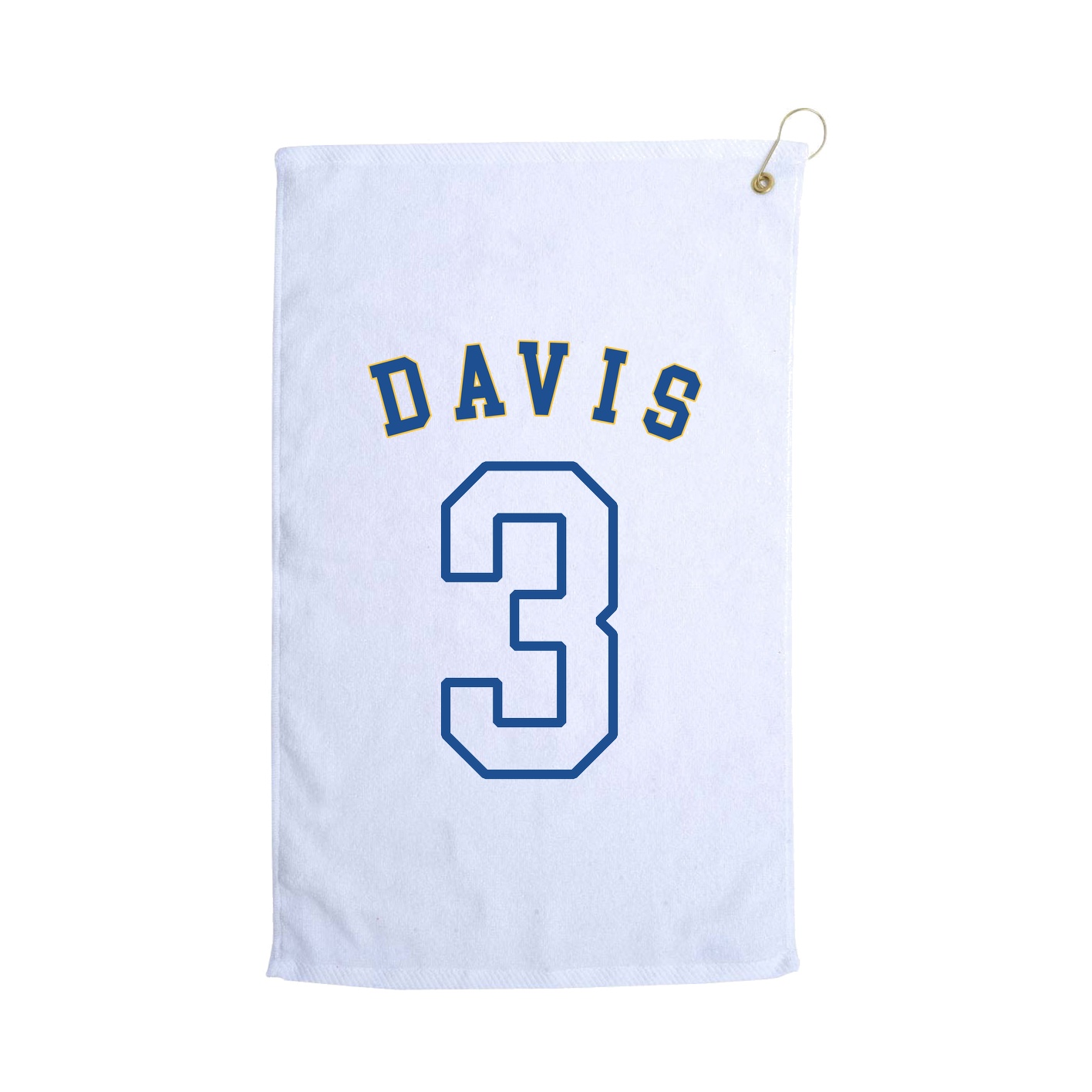 Golf Towel — Shirsey Arch in White