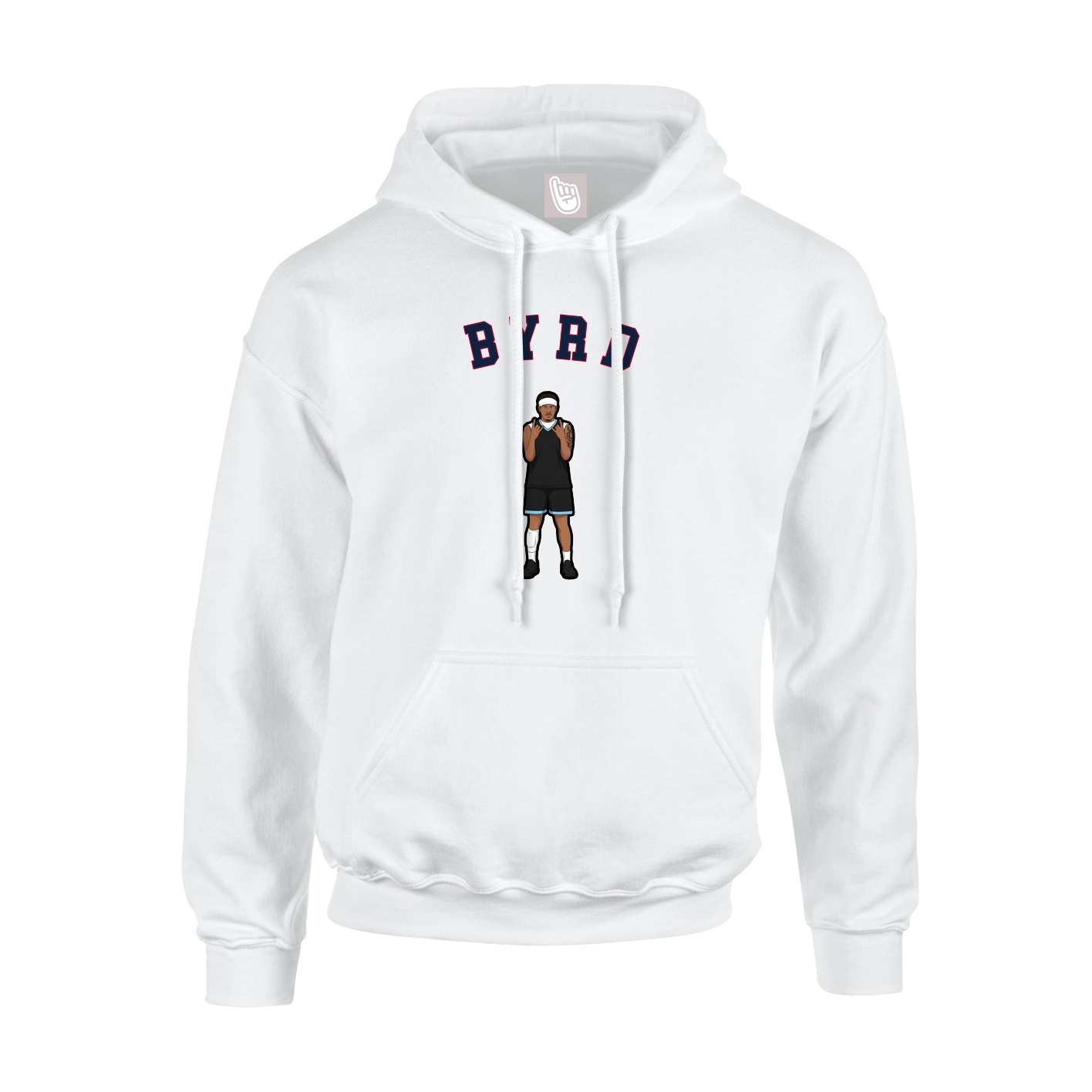 Youth Hoodie — Shirsey Arch in White