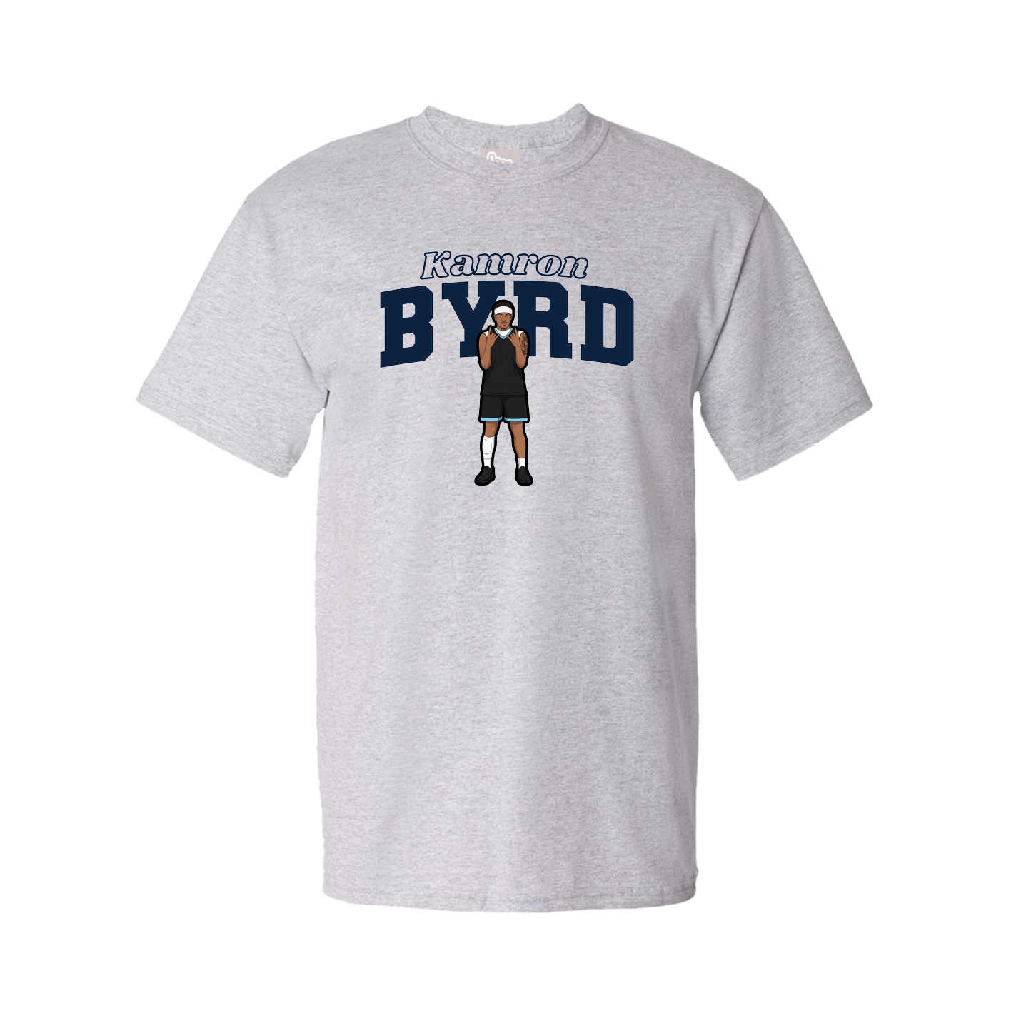 Tee — Name Arch in Grey