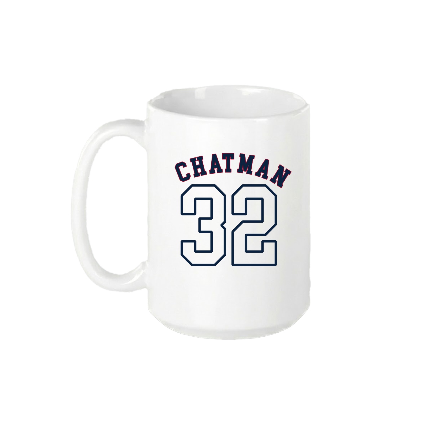 15oz Coffee Mug — Shirsey Arch in White