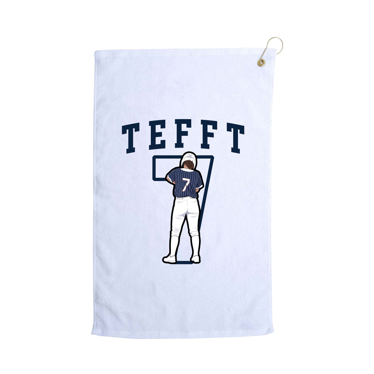 Golf Towel — Shirsey in White