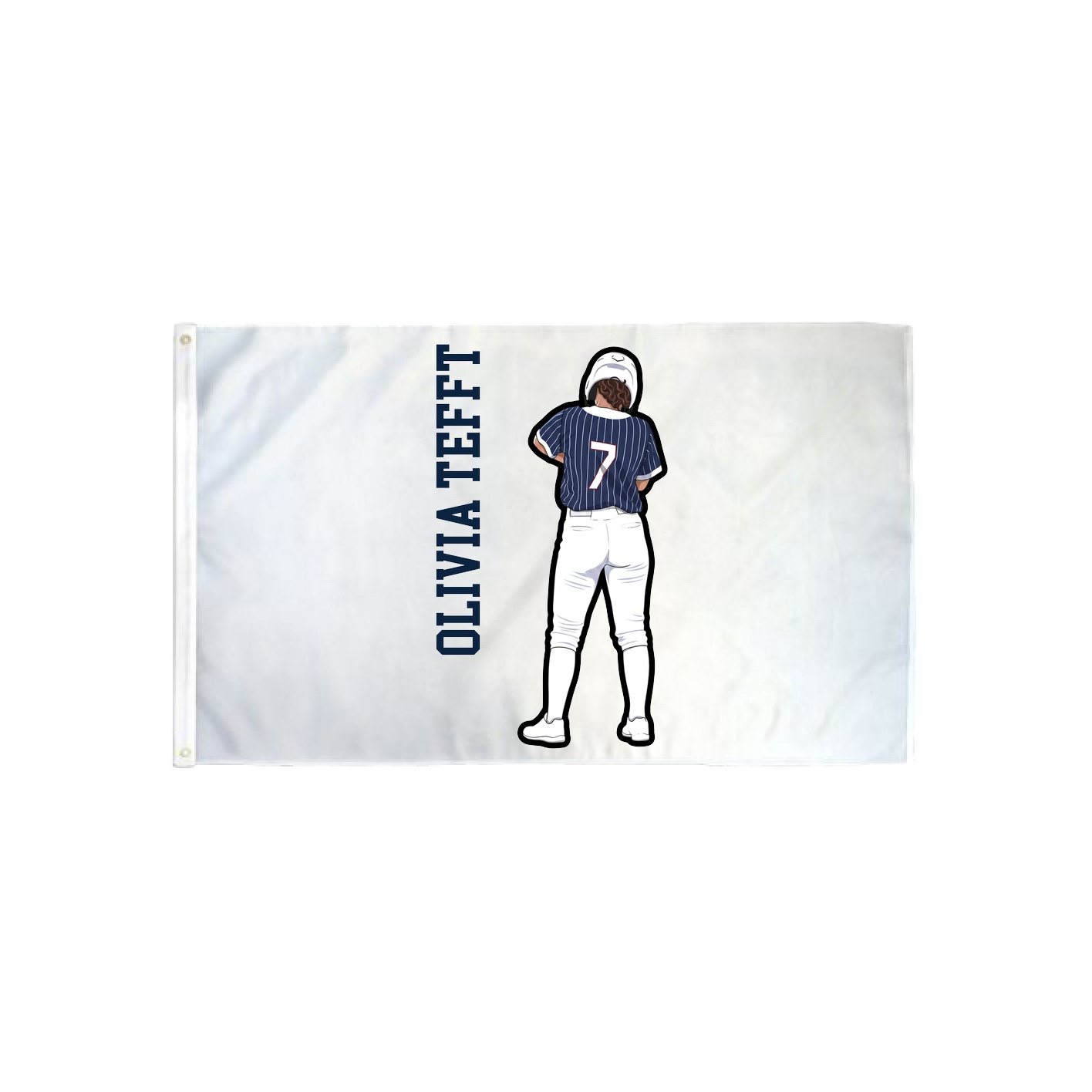3x5 Flag — Name Vertical in Classic
