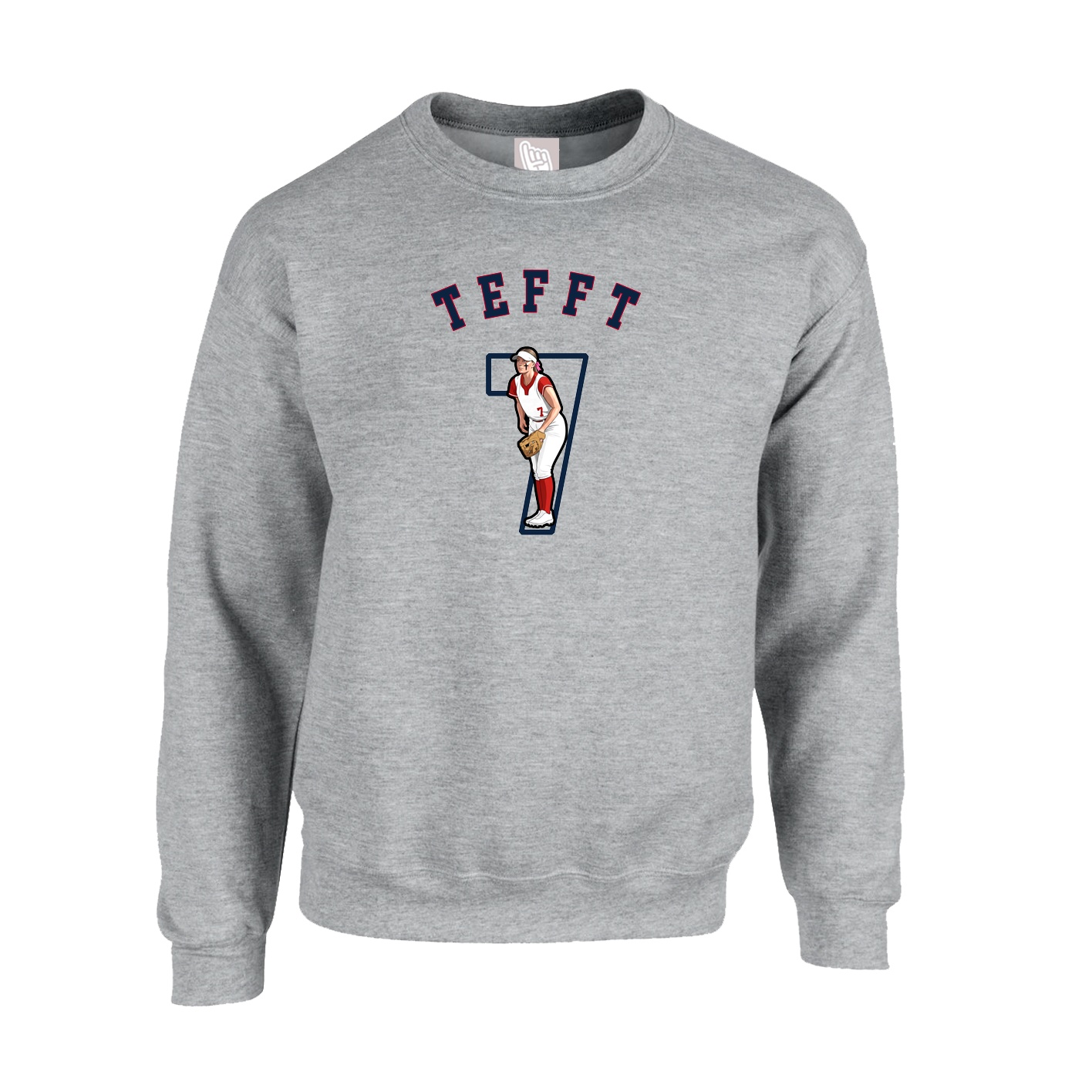 Fleece Crew — Shirsey Arch in Grey