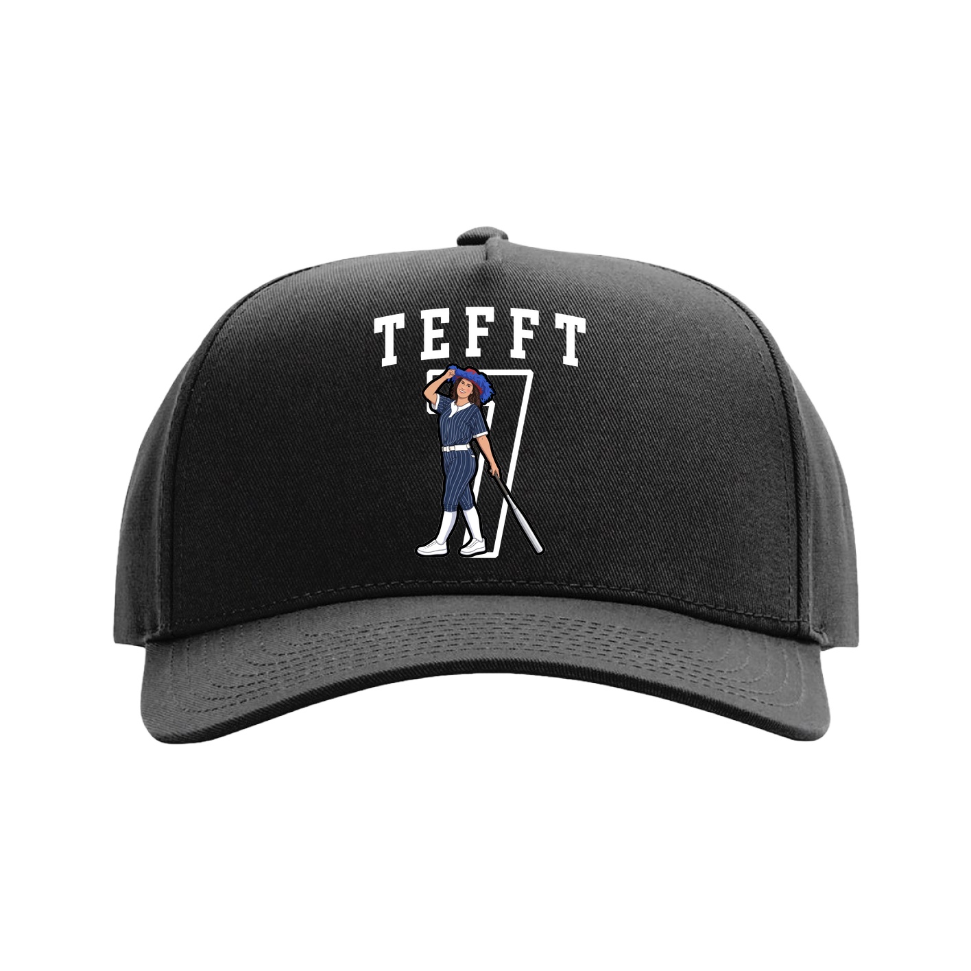 Full Fabric Five-Panel Champ Cap