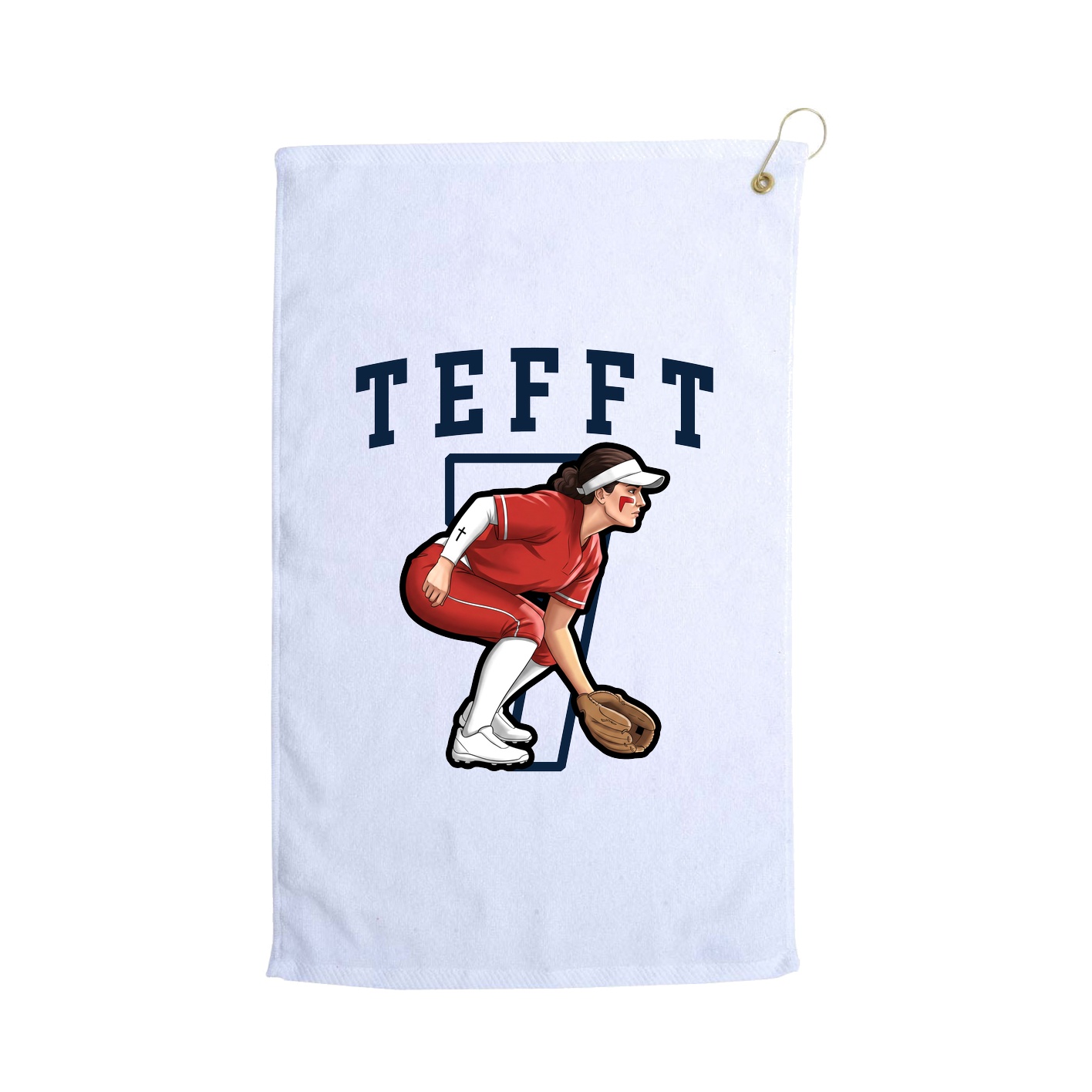 Golf Towel — Shirsey in White