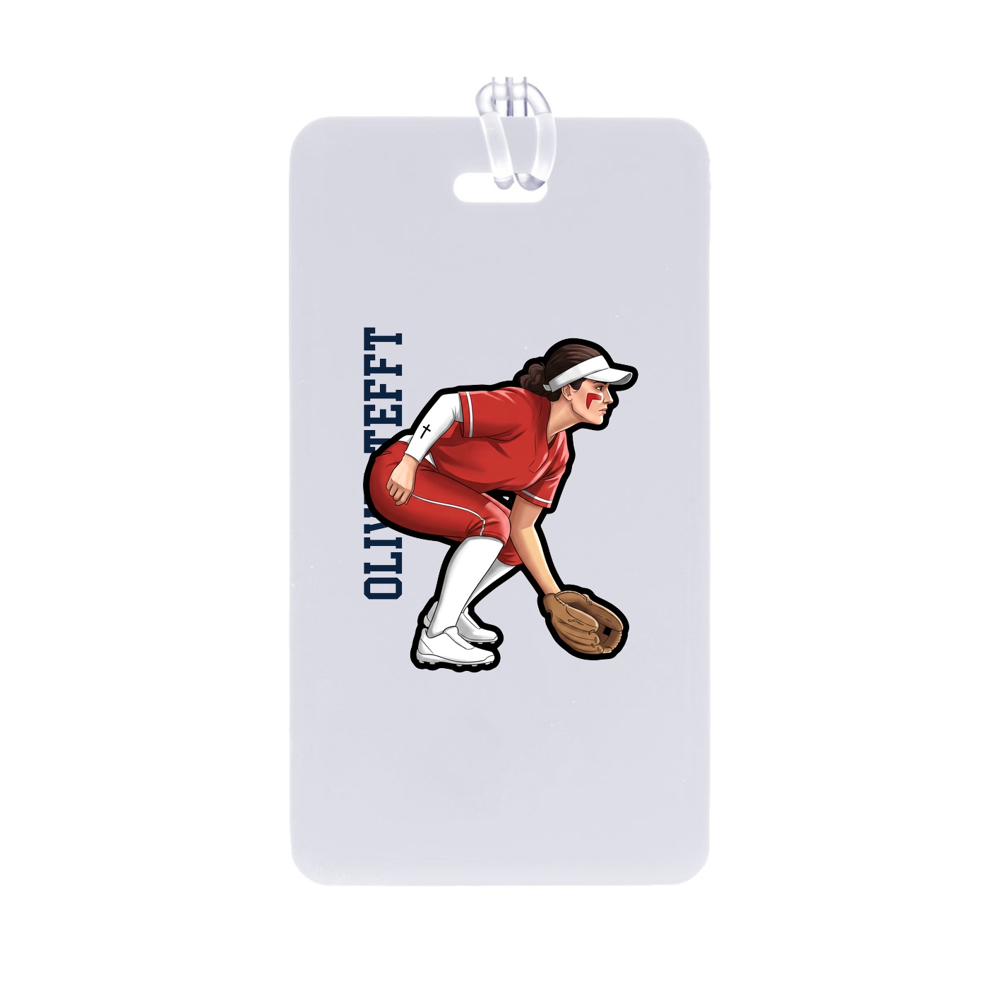 Bag Tag — Name Vertical in Classic