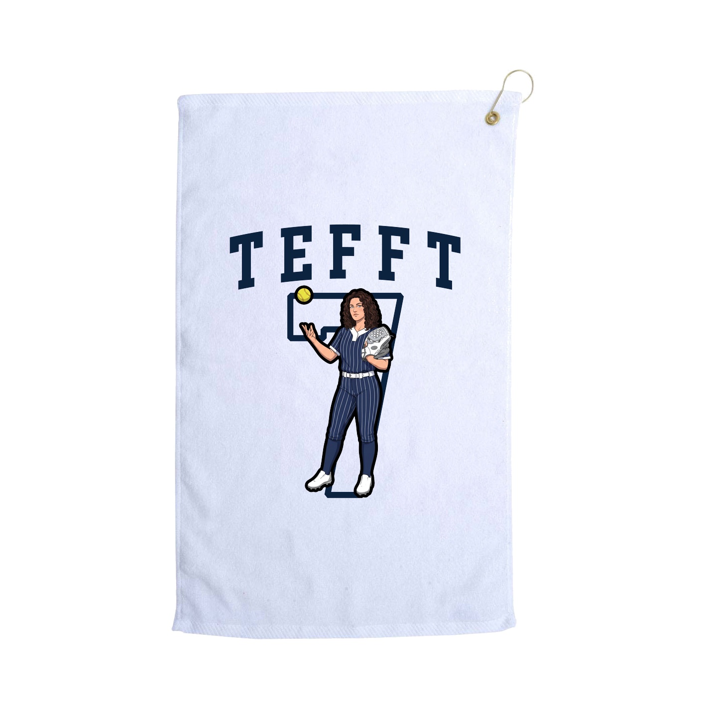 Golf Towel — Shirsey in White