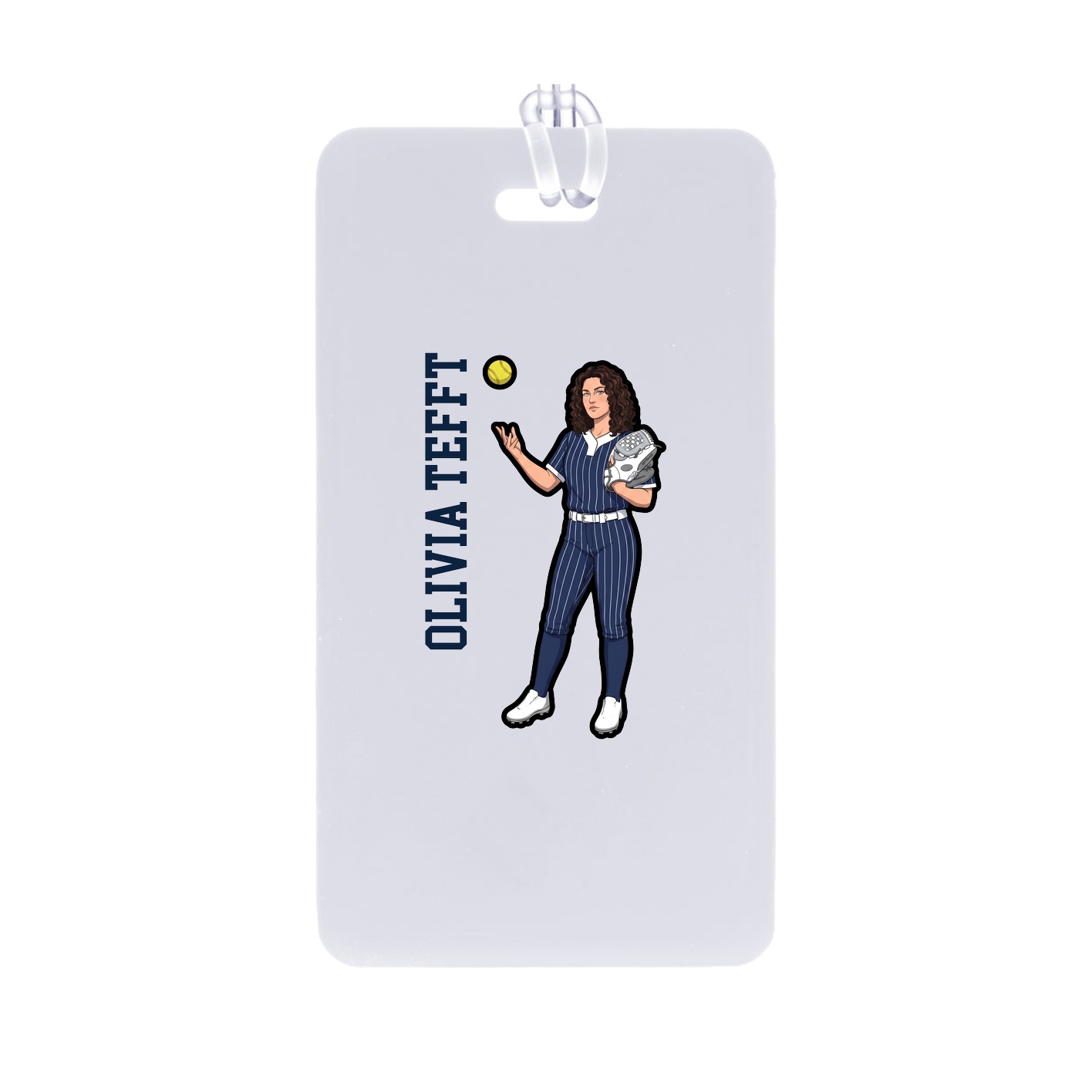 Bag Tag — Name Vertical in Classic