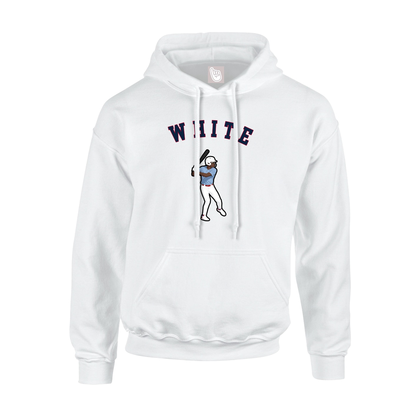 Hoodie — Shirsey Arch in White