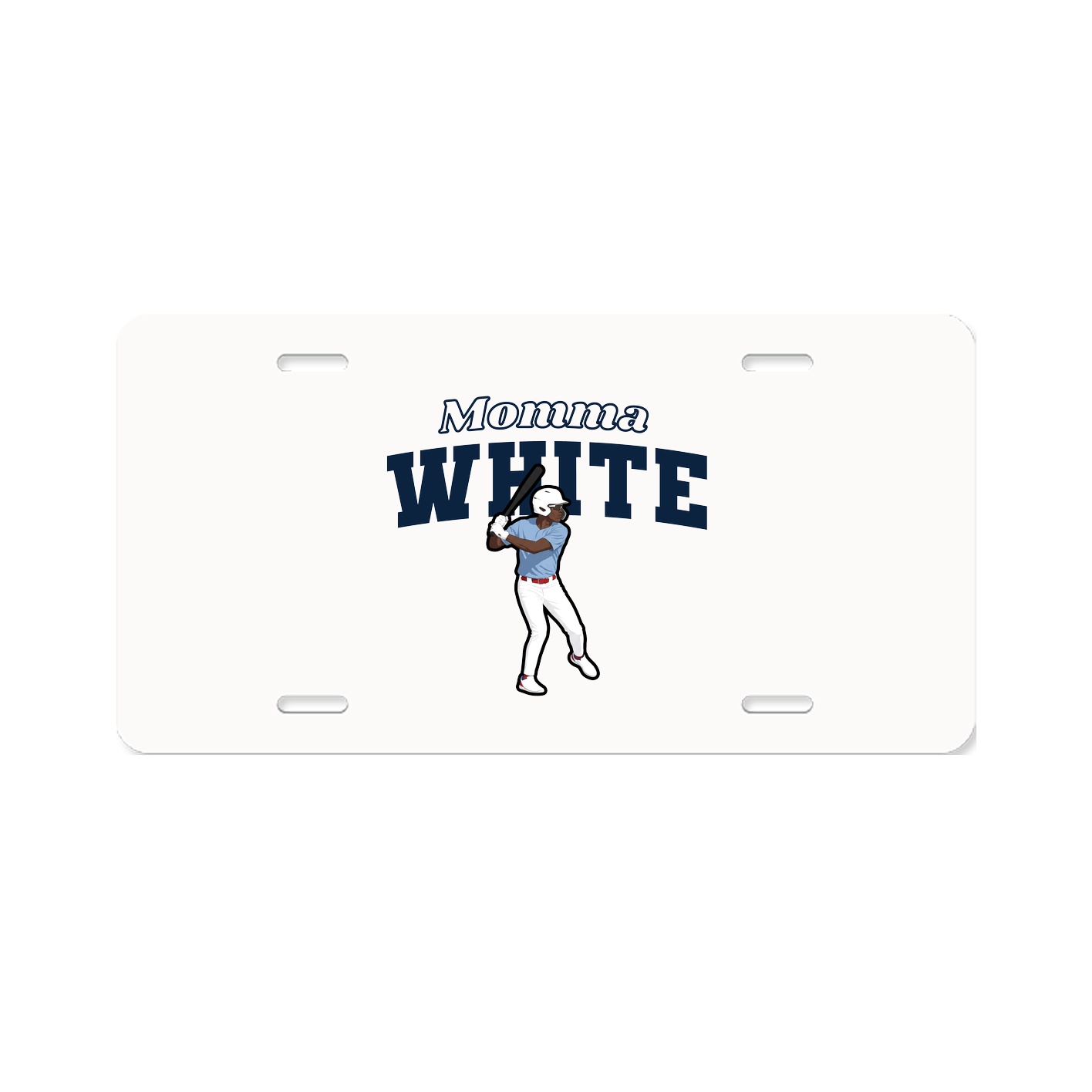 License Plate — Mothers Day Block in Classic