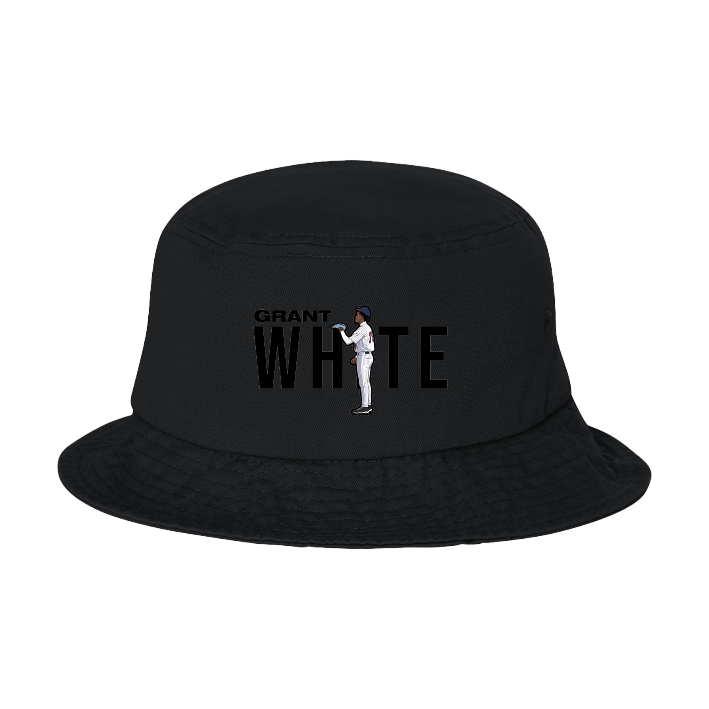 Bucket Cap — Player Name in Black