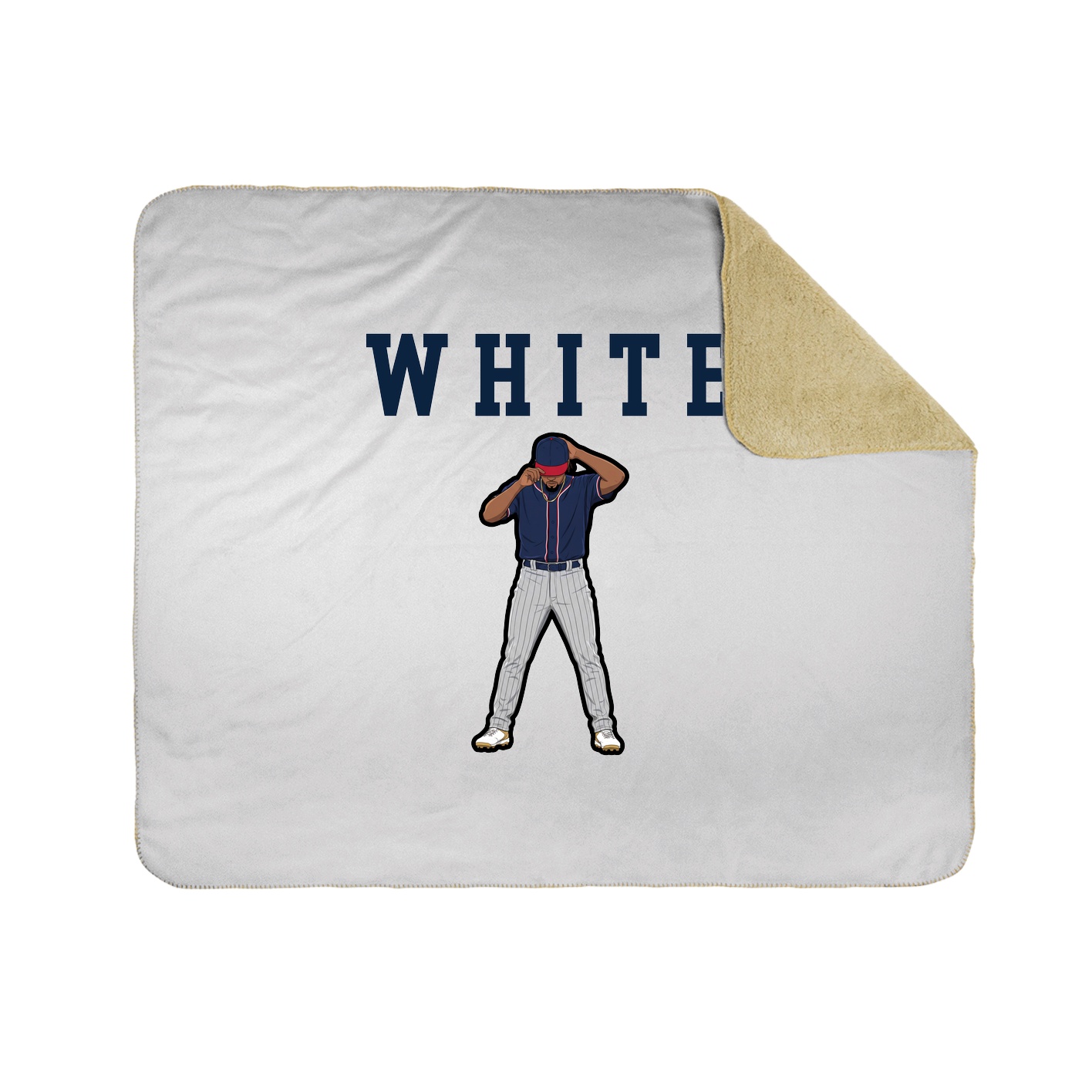 Throw Blanket — Shirsey in White