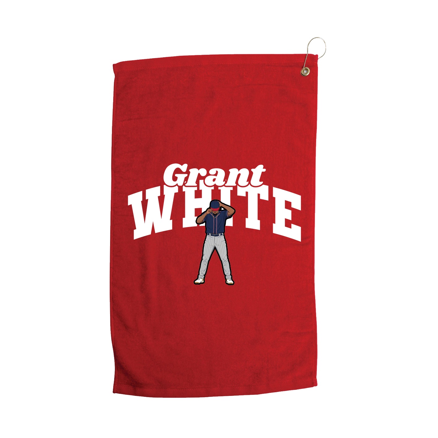 Golf Towel — Signature Arch in Red