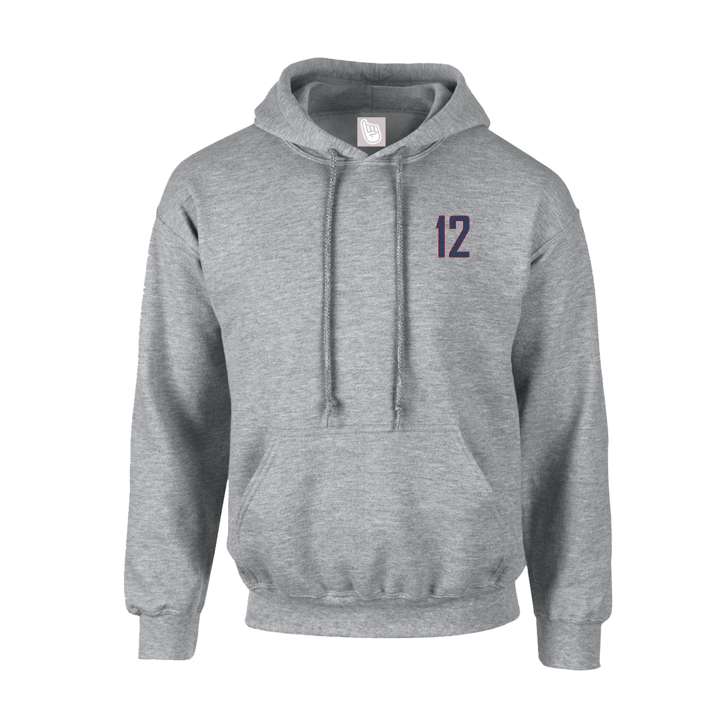 Hoodie — Front Shirsy in Grey